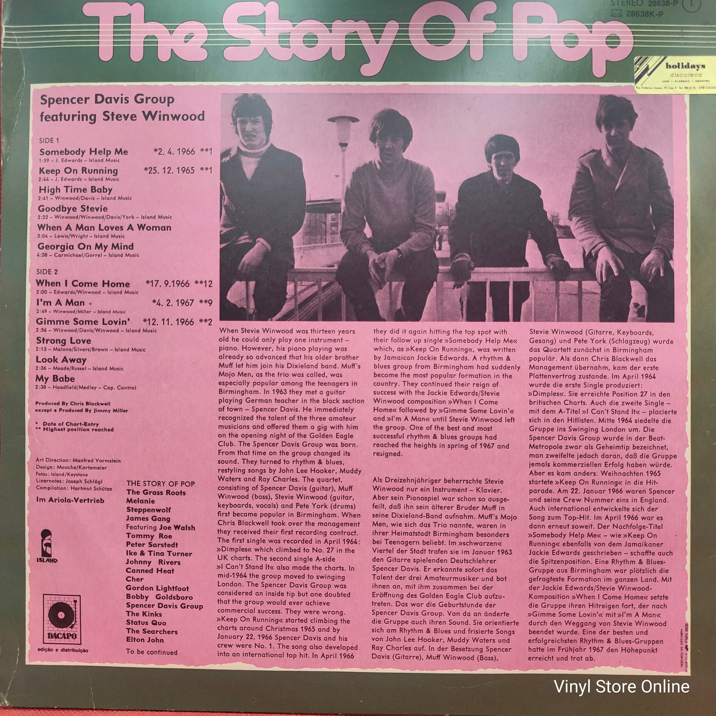 The Spencer Davis Group – The Story Of Pop