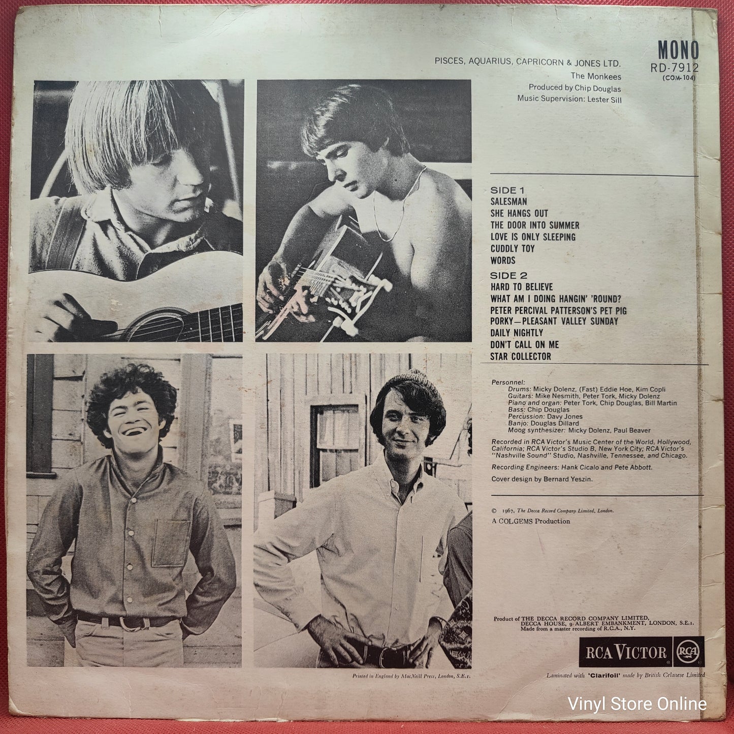 The Monkees – Pisces, Aquarius, Capricorn & Jones Ltd.