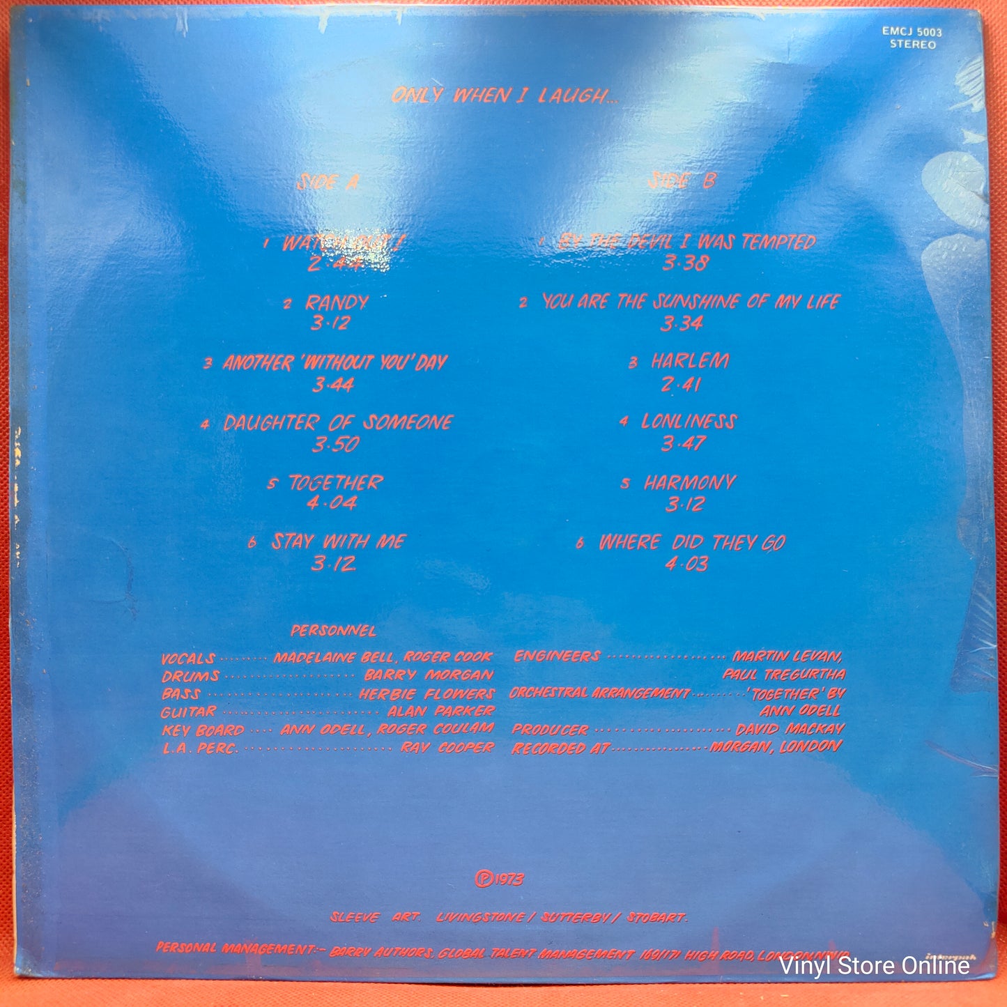 Blue Mink – Only When I Laugh