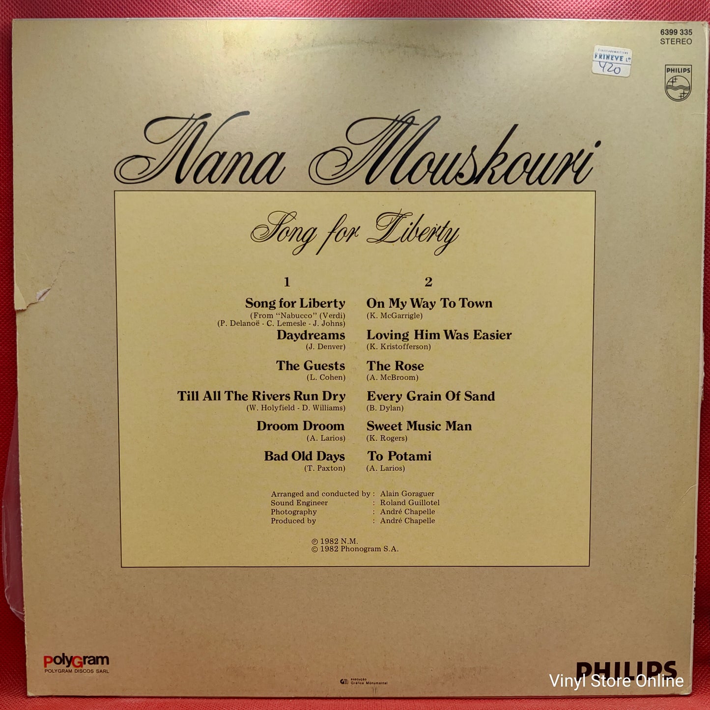 Nana Mouskouri – Song For Liberty