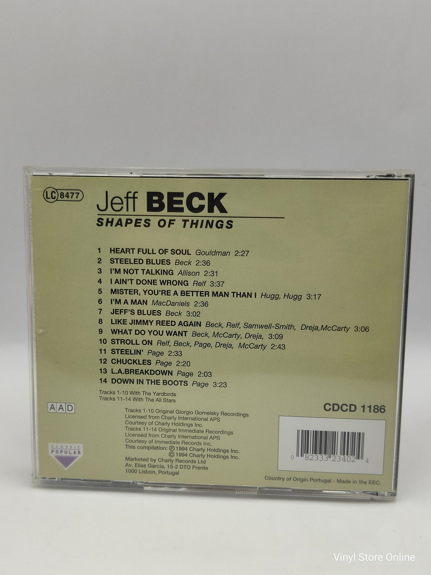 Jeff Beck – Shapes Of Things