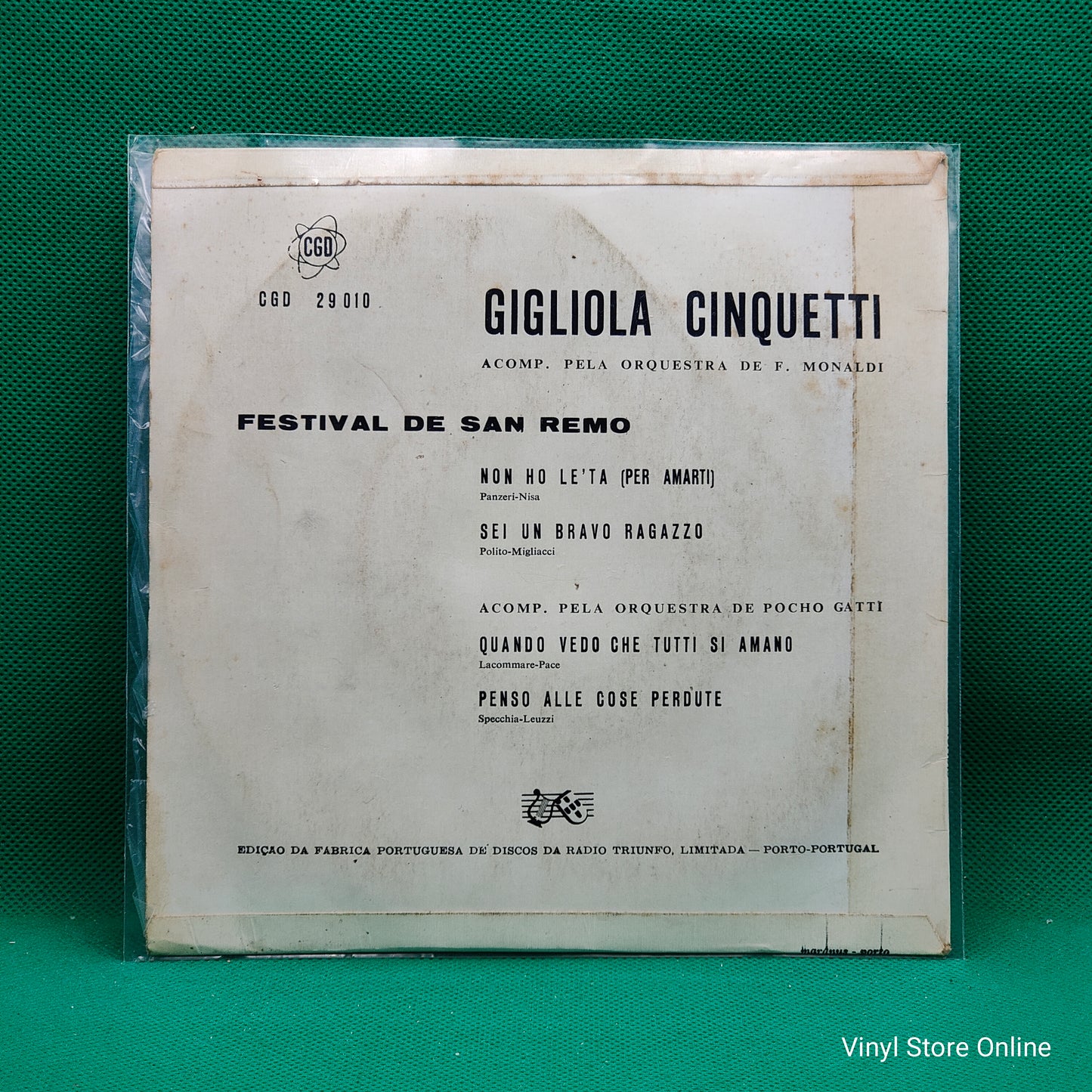 Gigliola Cinquetti – Festival De San Remo