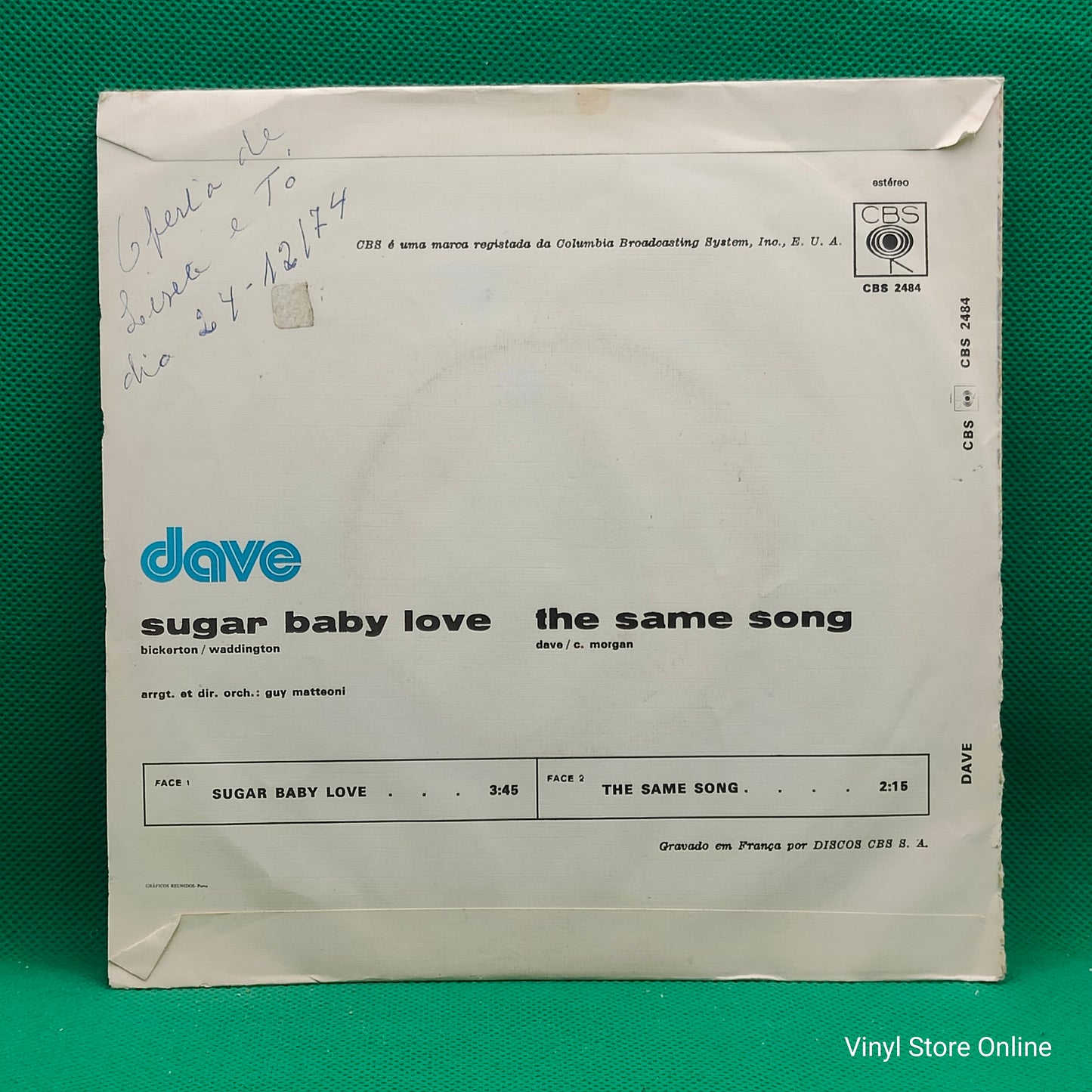 Dave – Sugar Baby Love