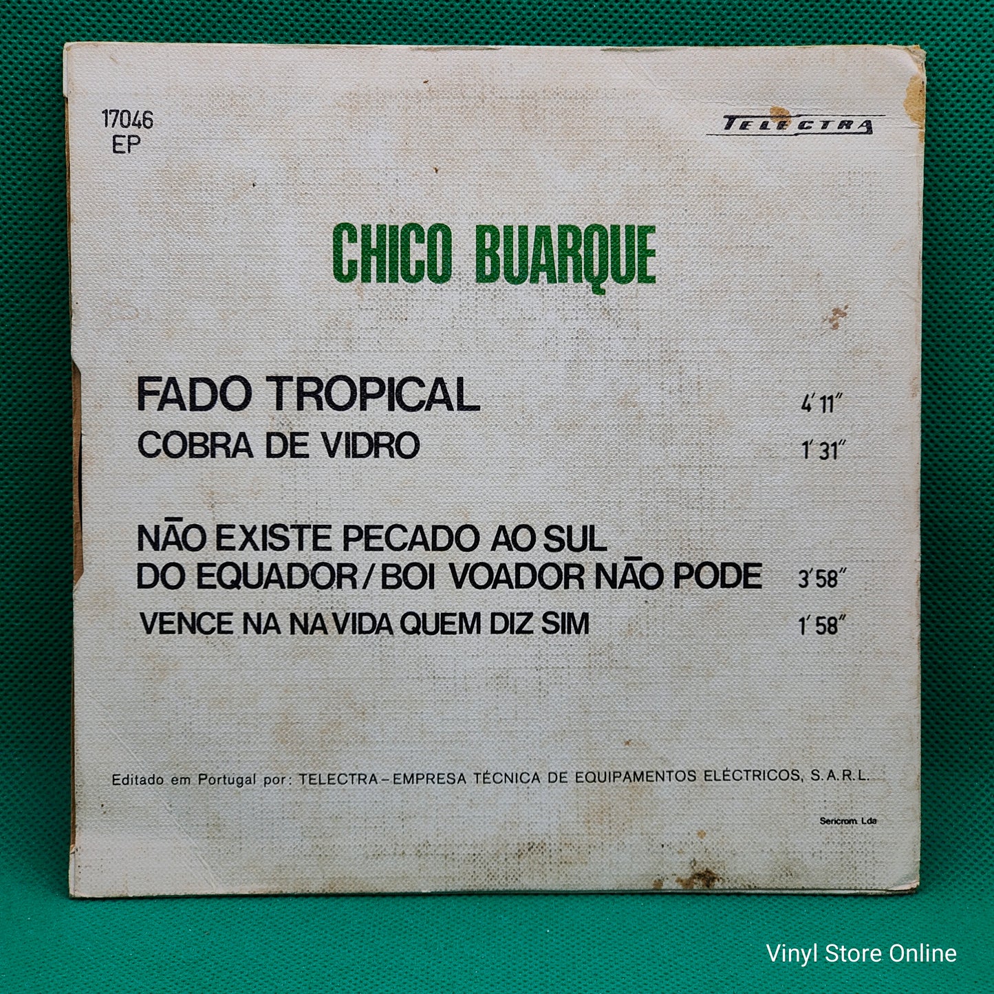 Chico Buarque – Fado Tropical