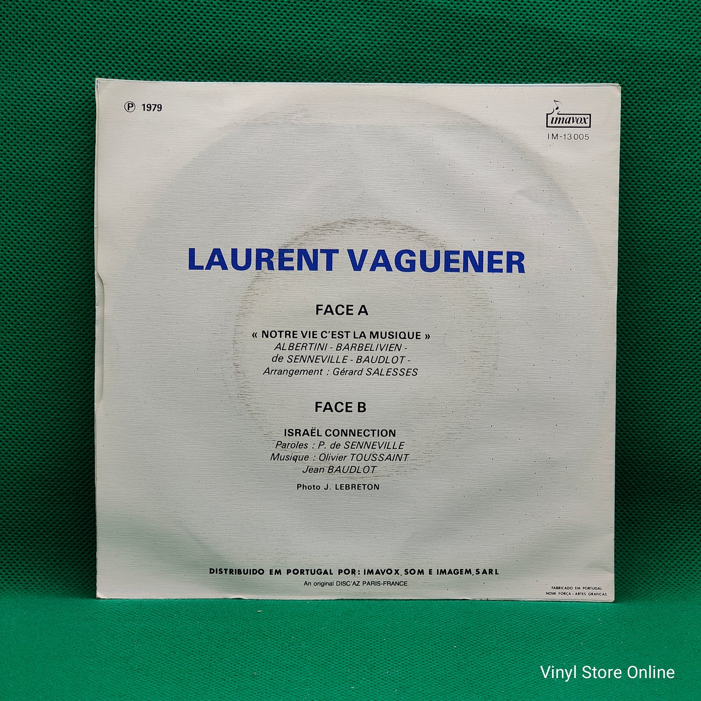 Laurent Vaguener – Notre Vie C'est La Musique