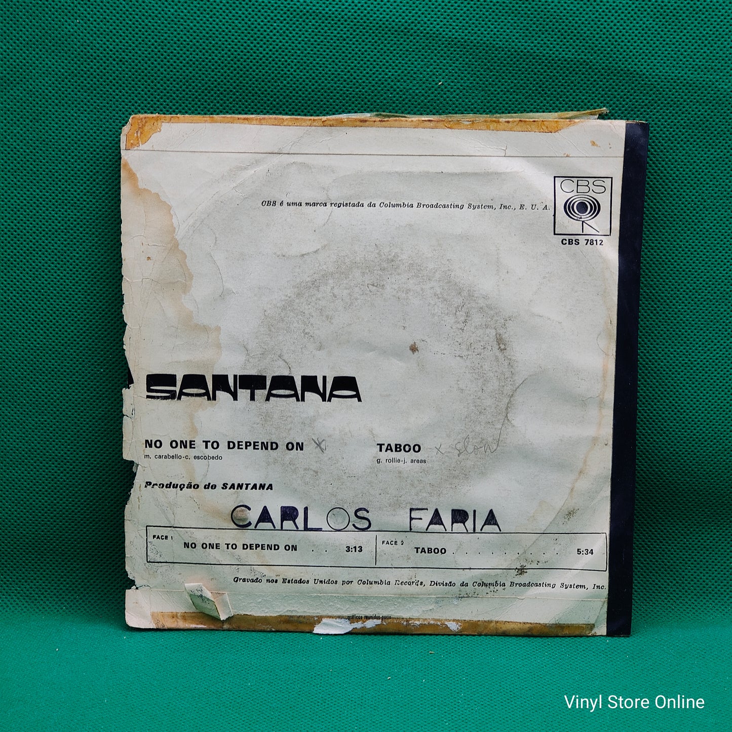 Santana – No One To Depend On / Taboo