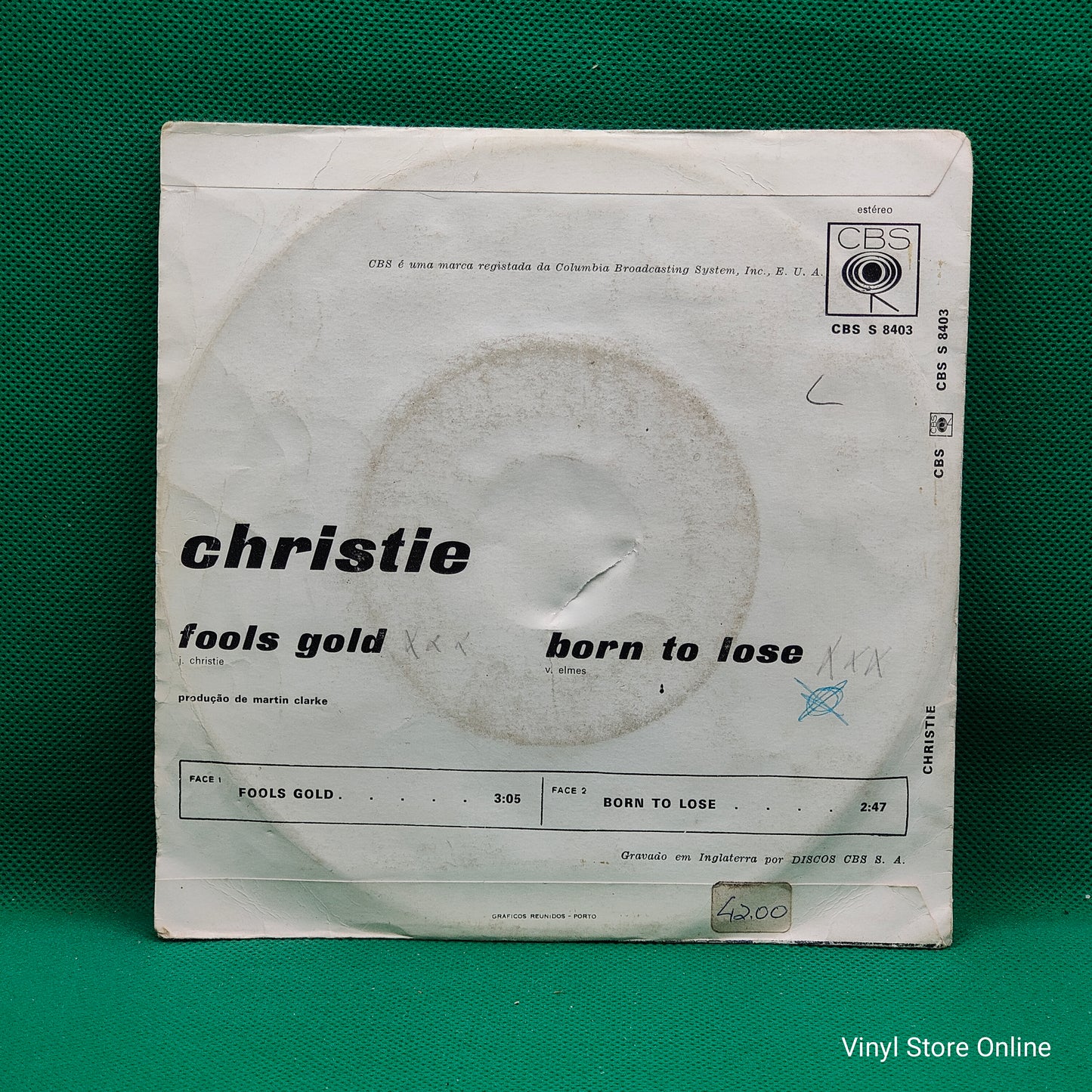 Christie – Fools Gold