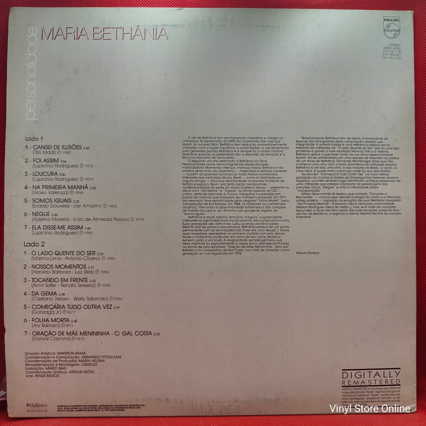 Maria Bethânia – Personalidade 2