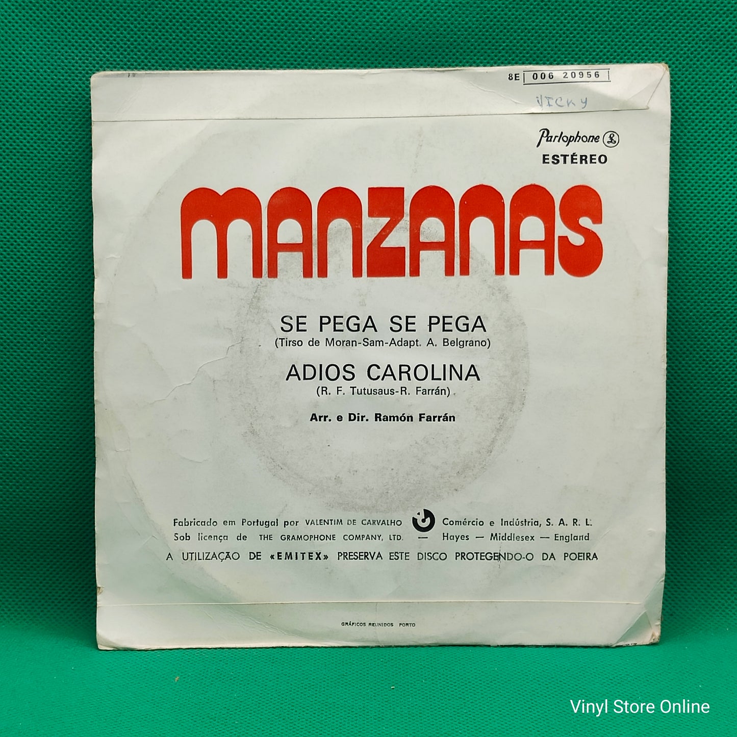 Manzanas – Se Pega Se Pega / Adios Carolina