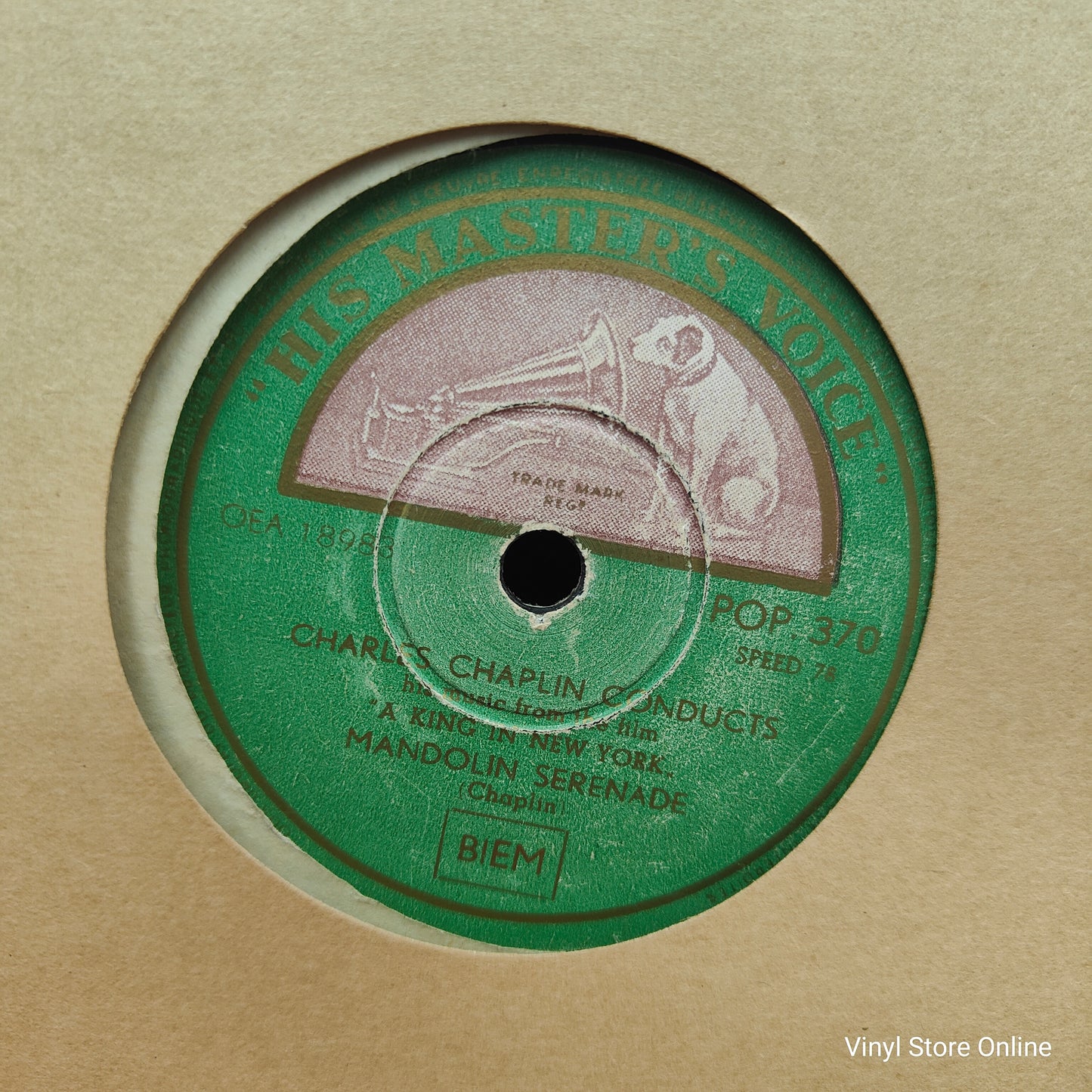 Charles Chaplin* – The Spring Song / Mandolin Serenade