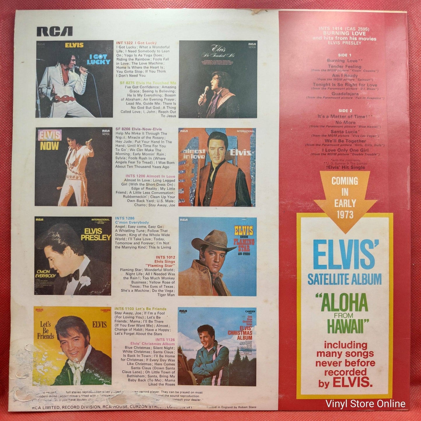 Elvis – Burning Love And Hits From His Movies Vol. 2