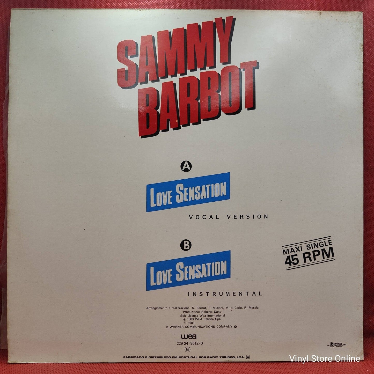 Sammy Barbot – Love Sensation