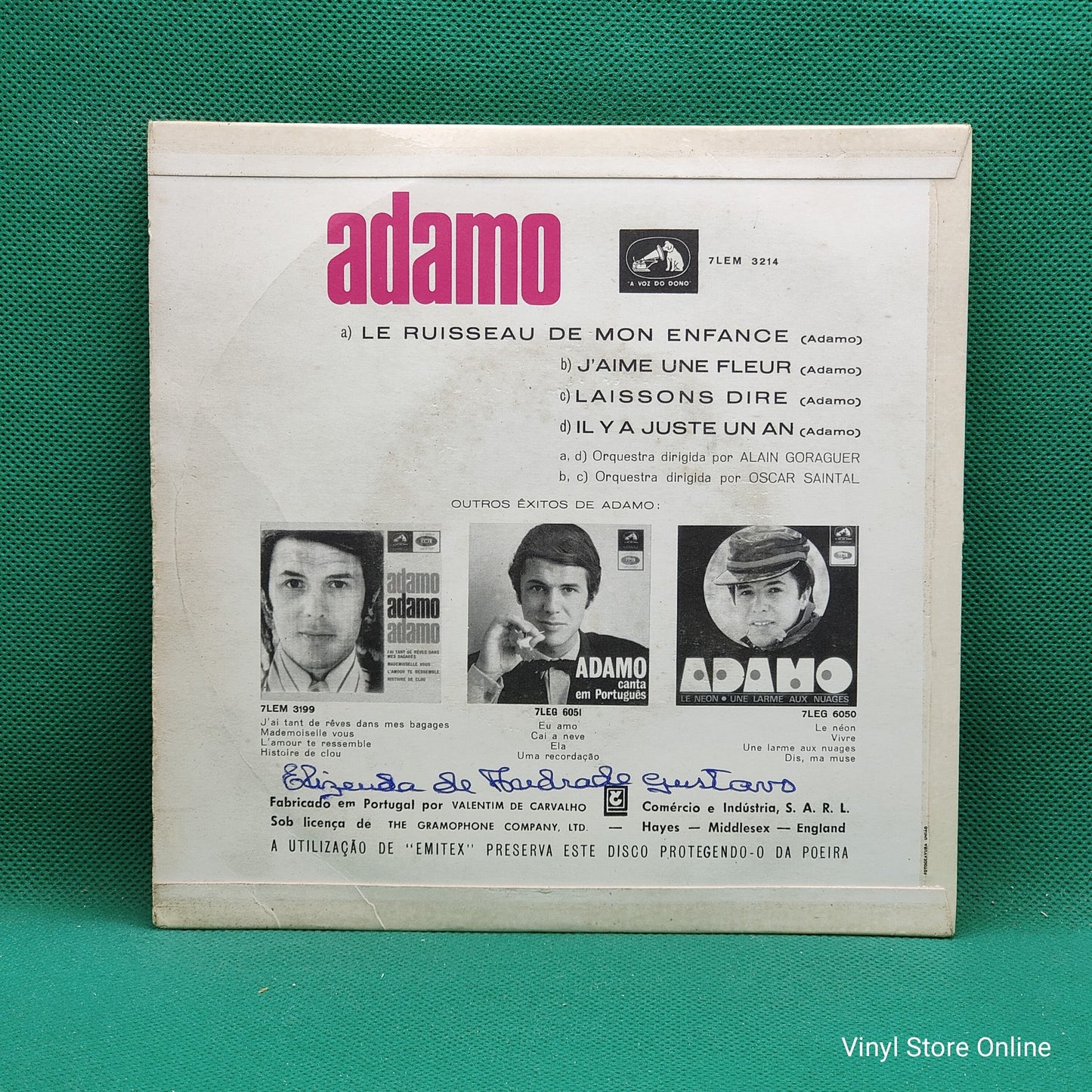 Adamo – Le Ruisseau De Mon Enfance