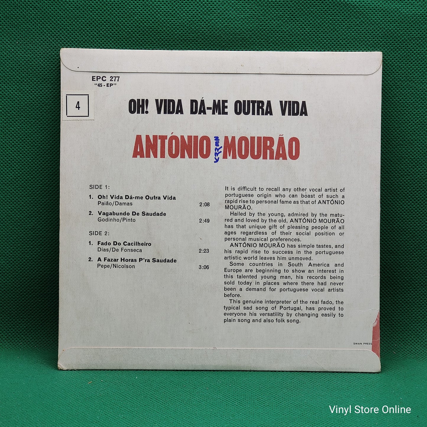 António Mourão – Oh! Vida Dá-Me Outra Vida