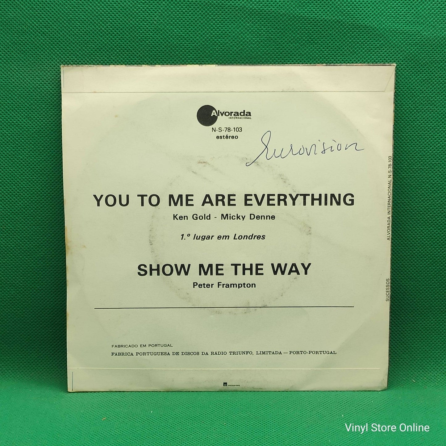 Ken Gold, Peter Frampton – You To Me Are Everything / Show Me The Way