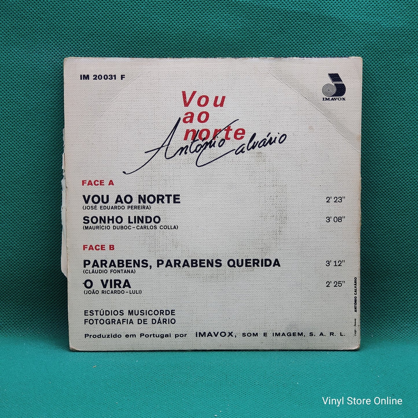 António Calvário – Vou Ao Norte