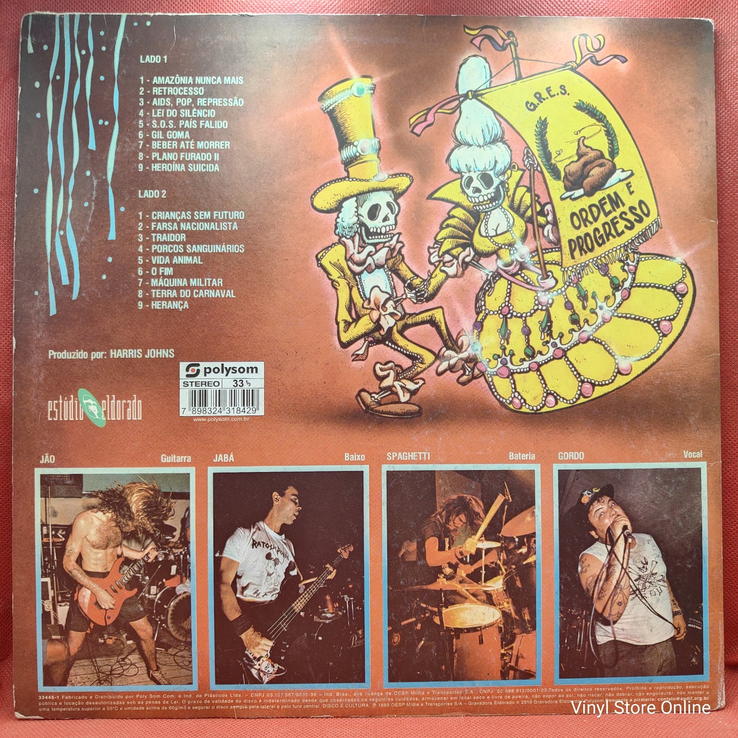 Ratos De Porão - Brasil (LP, Album, RE, 180)