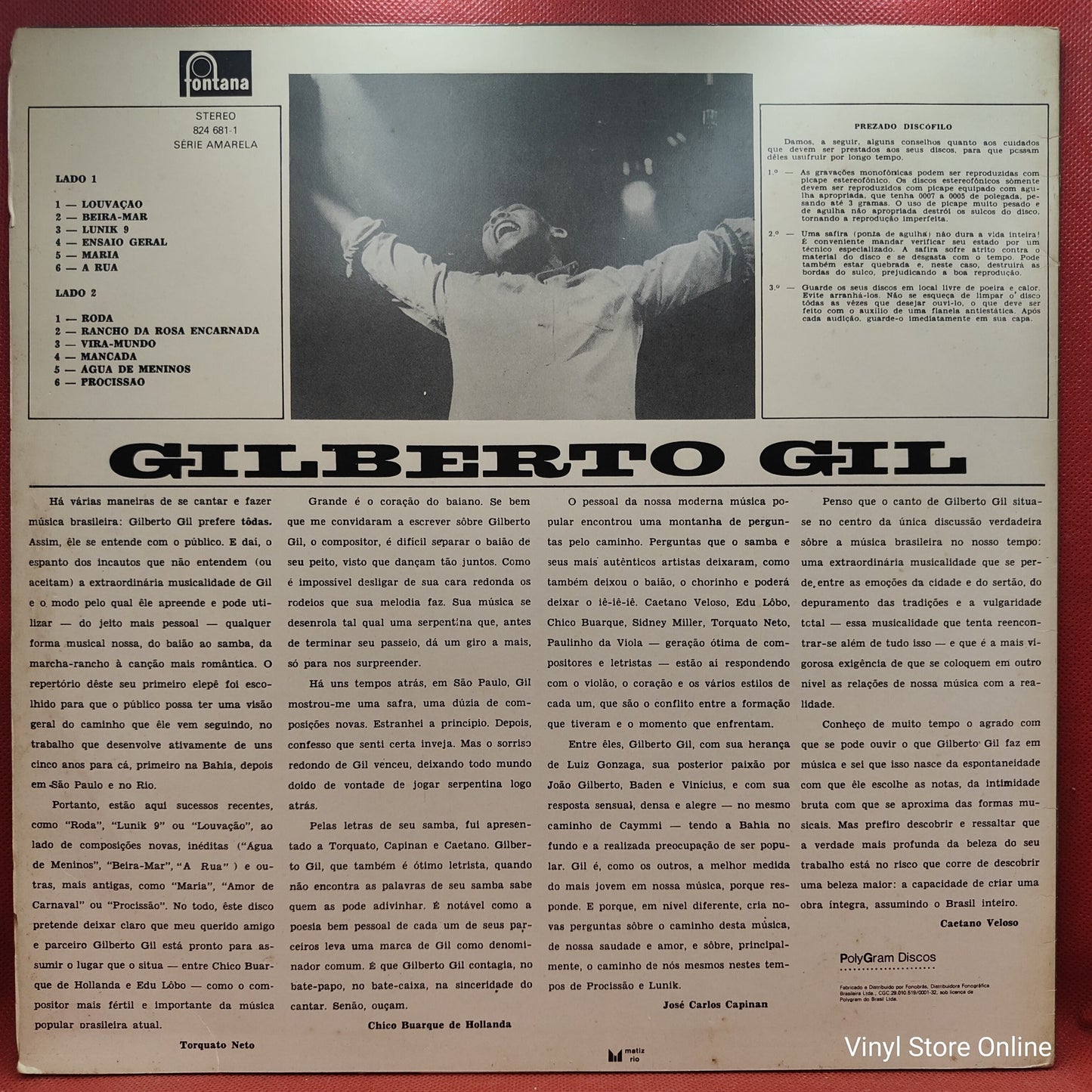 Gilberto Gil - Louvação (LP, Album)