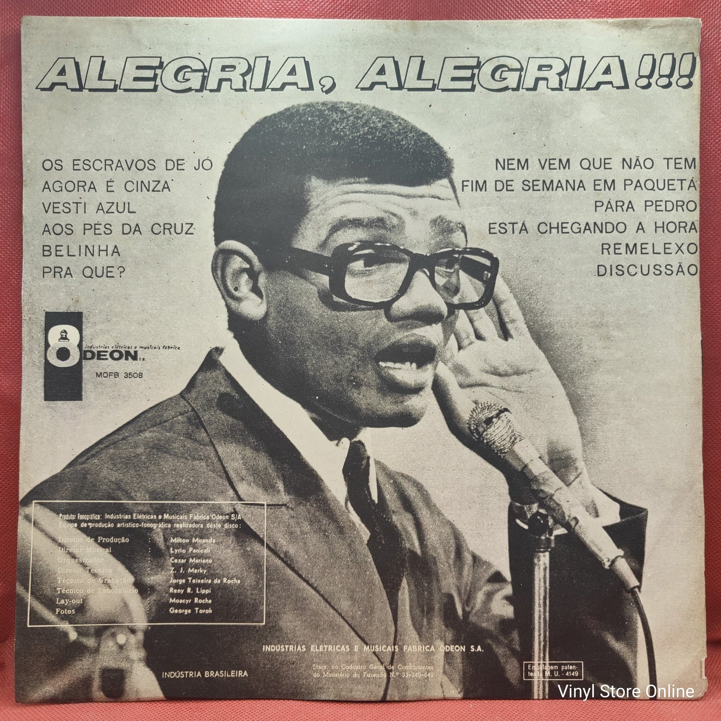 Wilson Simonal - Alegria, Alegria (LP, Album, Mono)