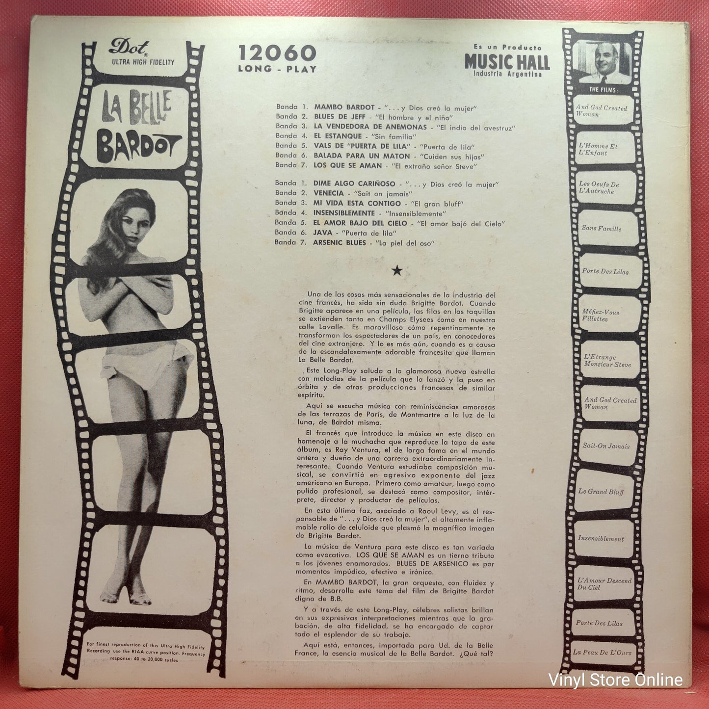 Ray Ventura Y Su Orquesta - La Belle Bardot (LP, Comp)