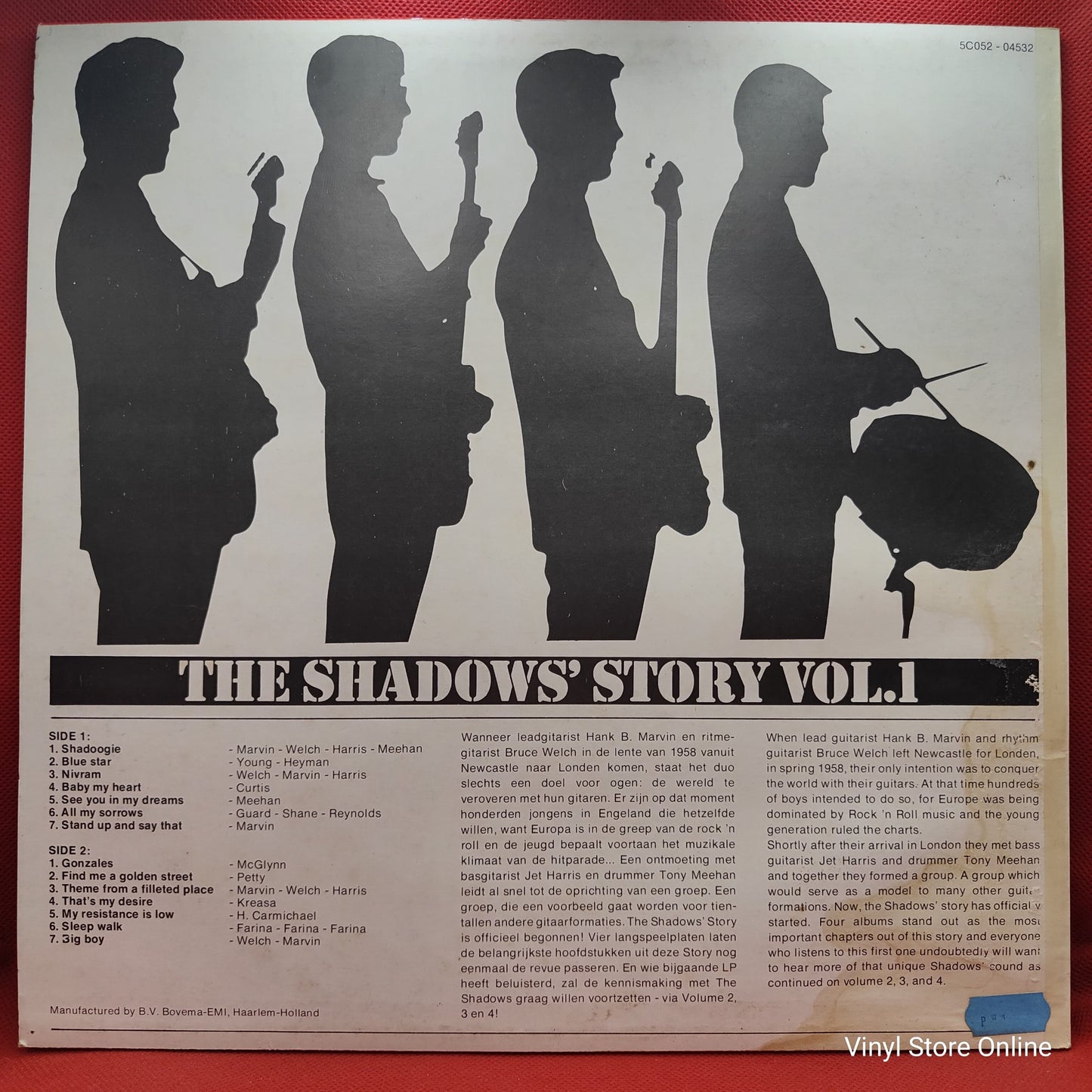 The Shadows - The Shadows Story Vol.1 (LP, Album, RE)