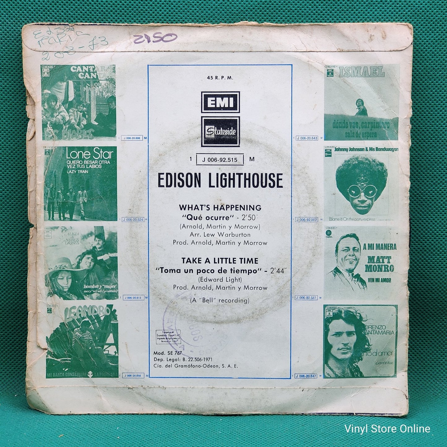 Edison Lighthouse - What's Happening