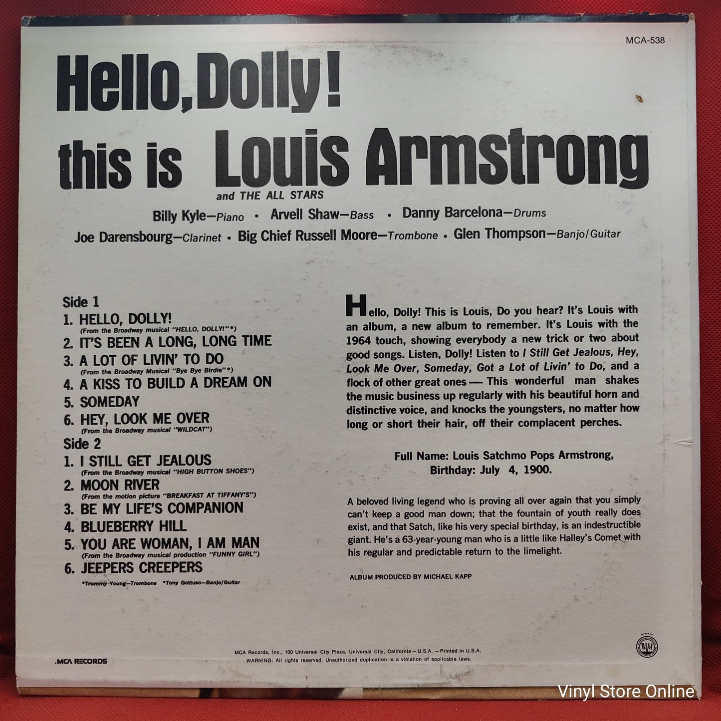 Louis Armstrong – Hello, Dolly!