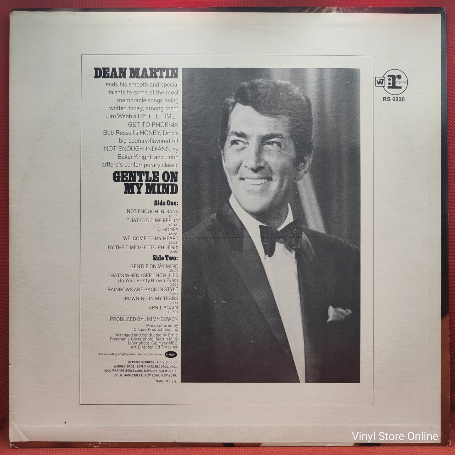Dean Martin - Gentle On My Mind