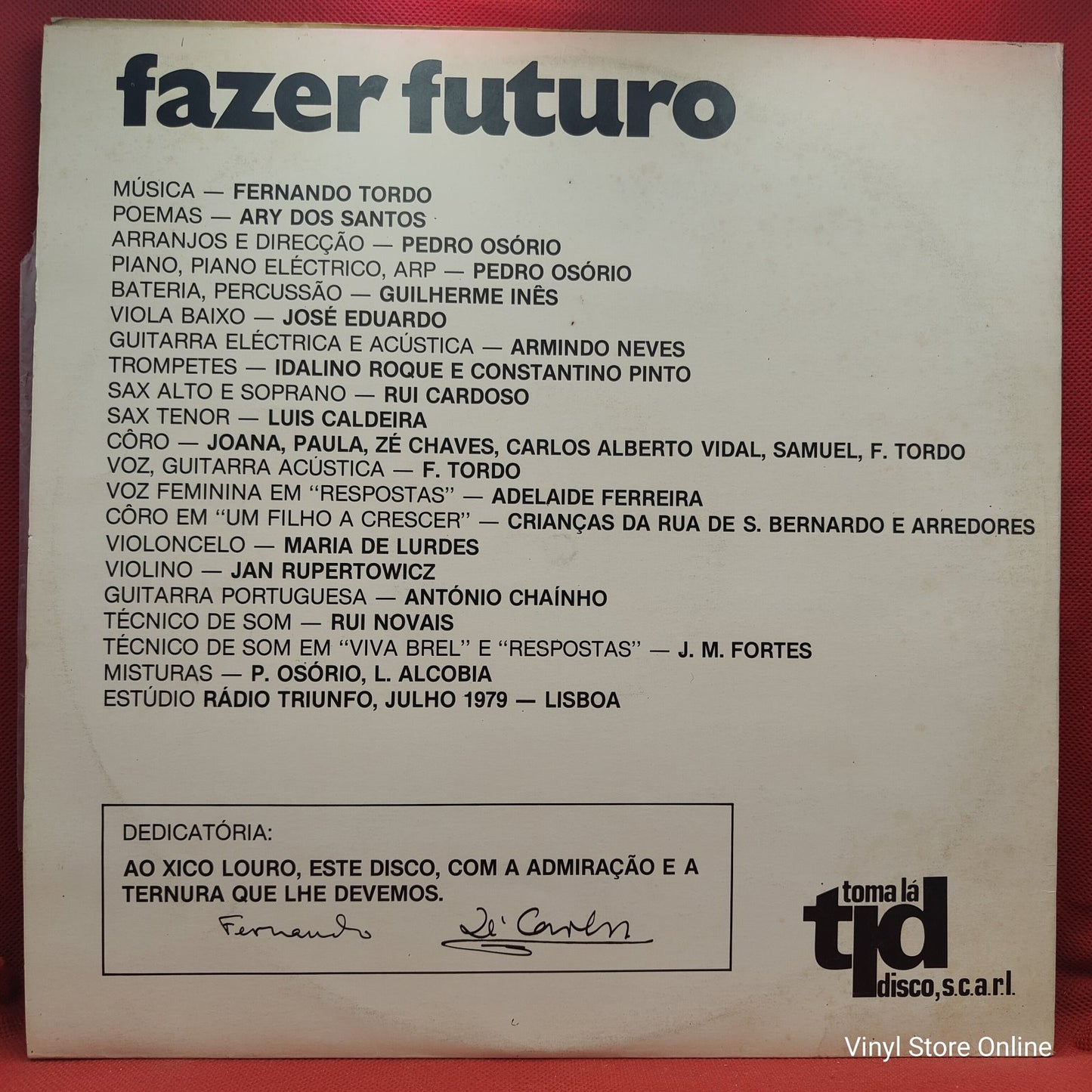 Fernando Tordo - Fazer Futuro