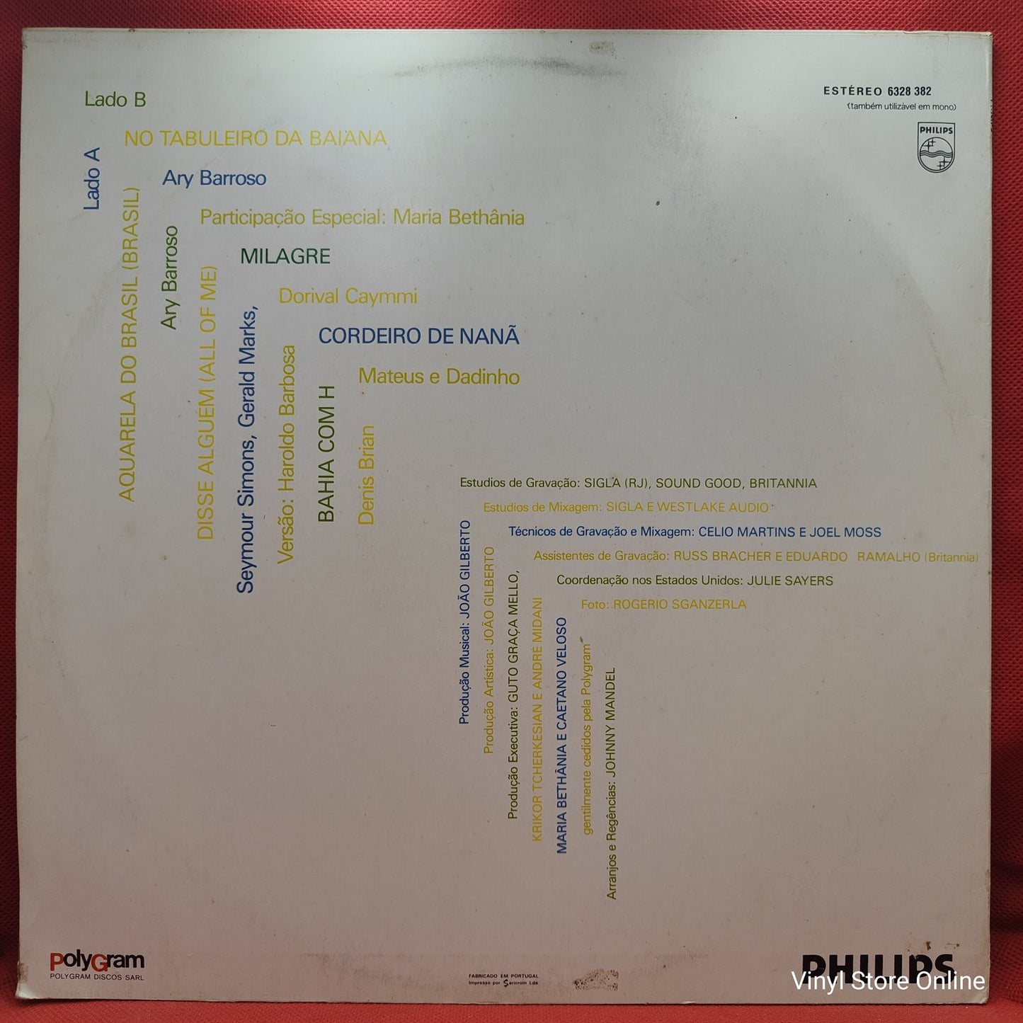 João Gilberto, Caetano Veloso, Gilberto Gil, Maria Bethânia - Brasil (LP, Album)