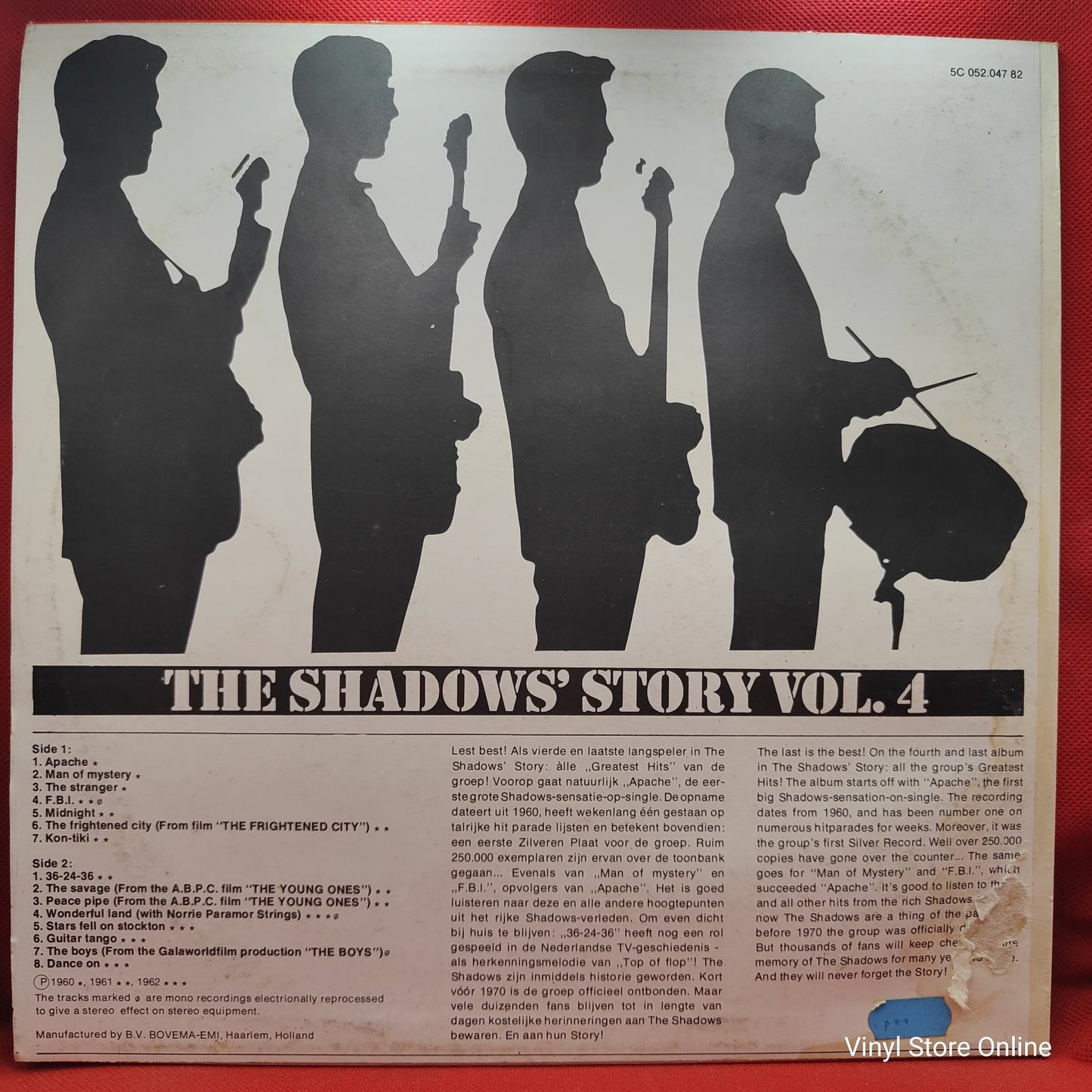 The Shadows - The Shadows' Story Vol.4 (The Shadows' Greatest Hits) (LP, Comp)