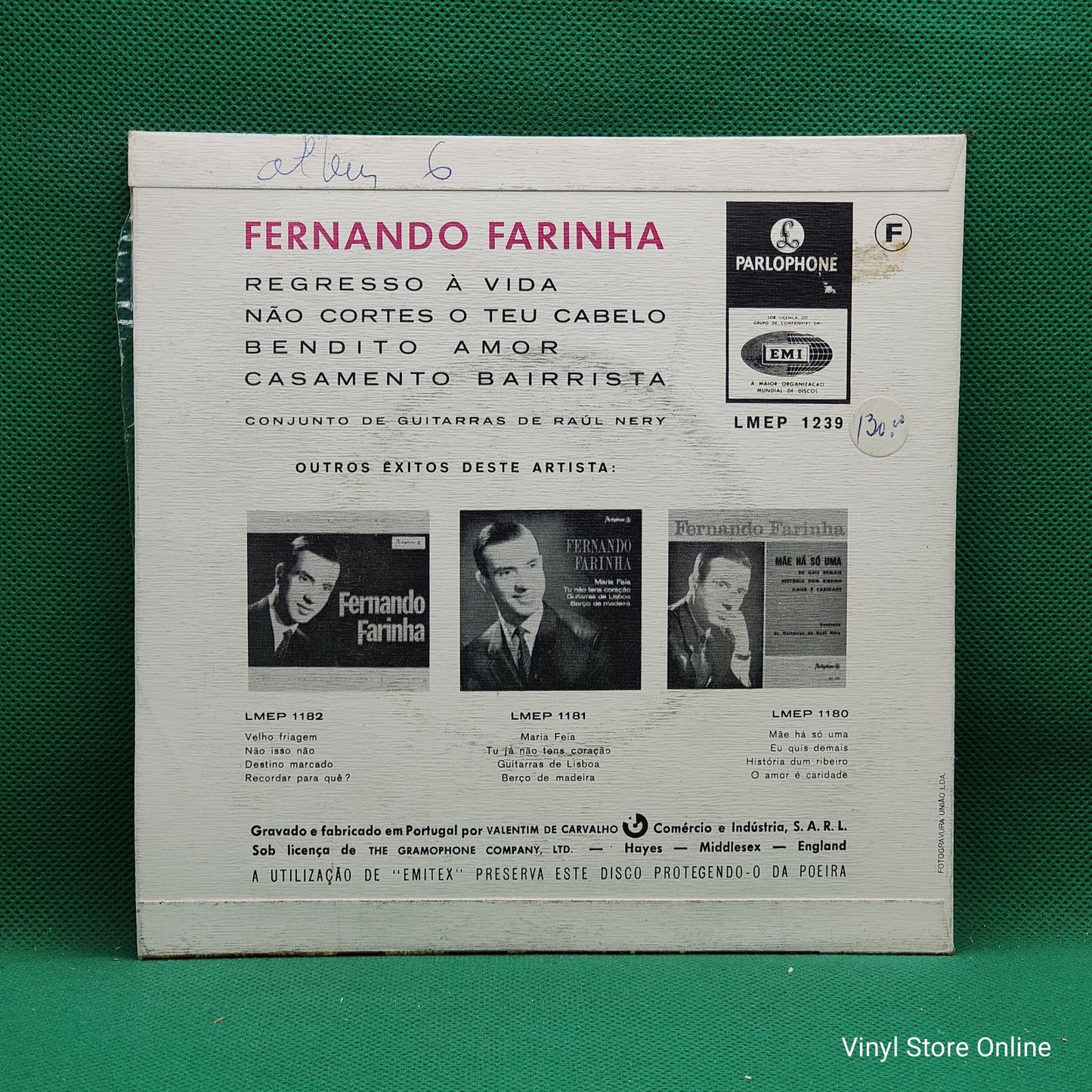 Fernando Farinha - Regresso À Vida (7", EP)