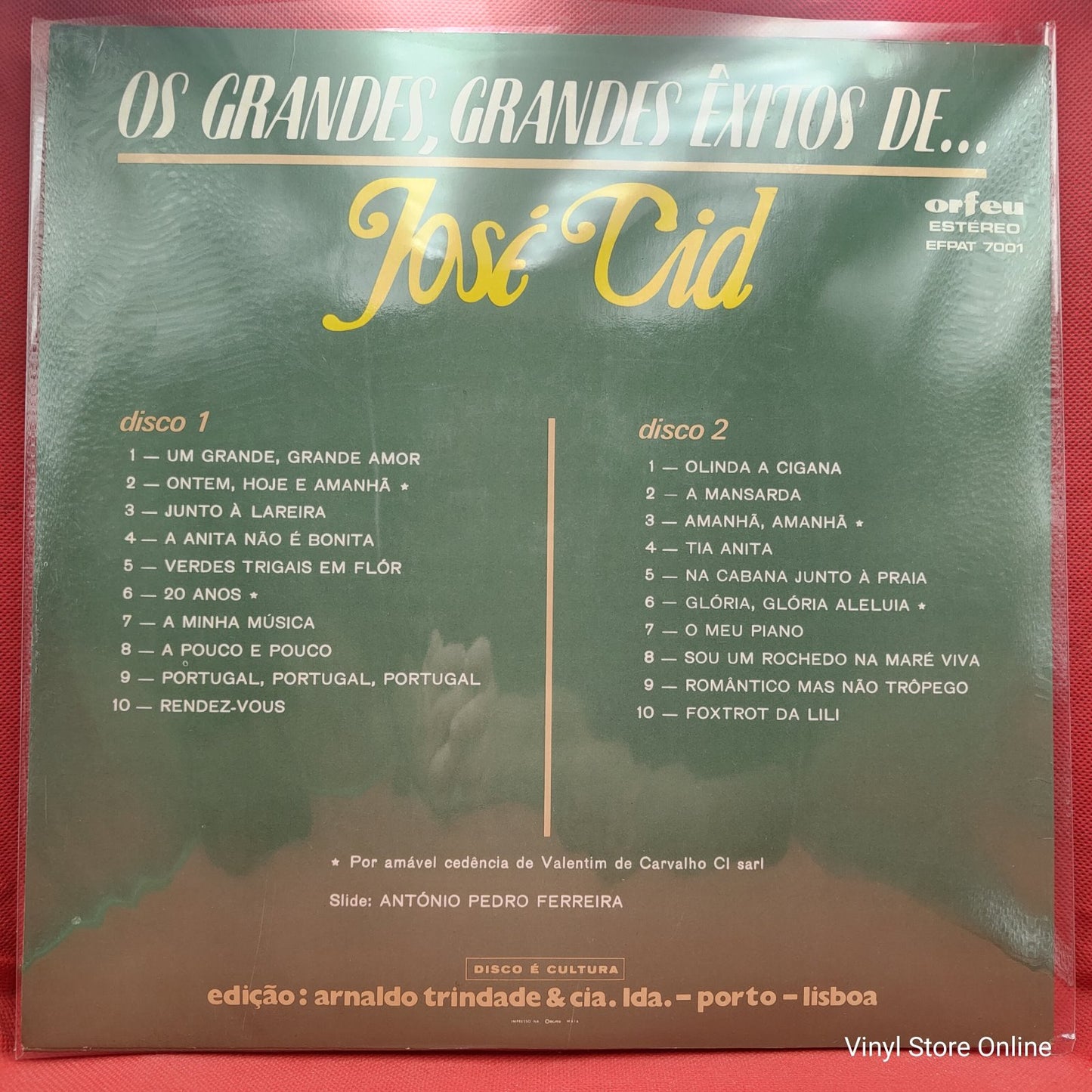 José Cid - Os Grandes, Grandes Êxitos De... (2xLP, Comp)