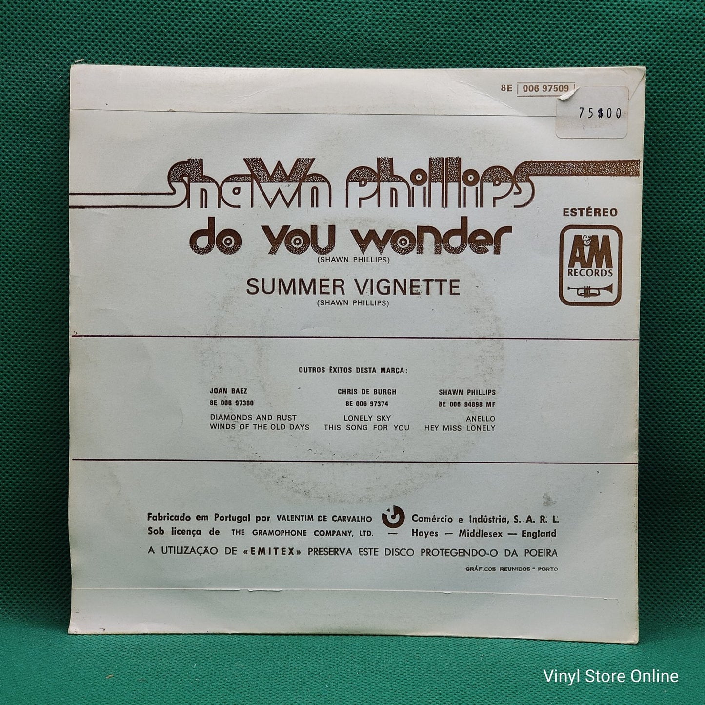 Shawn Phillips - Do You Wonder / Summer Vignette (7", Single)