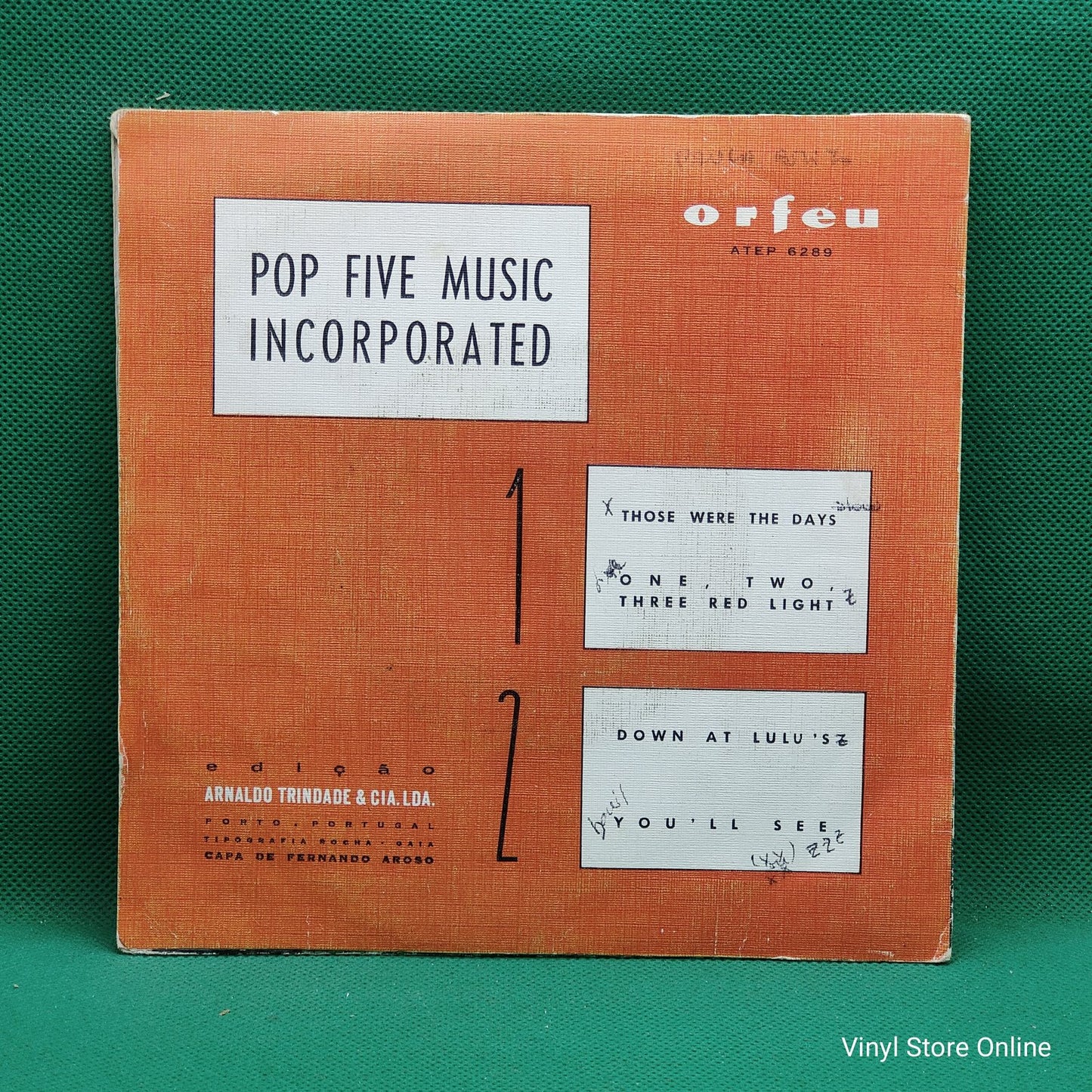 Pop Five Music Incorporated - Those Were The Days (7", EP)
