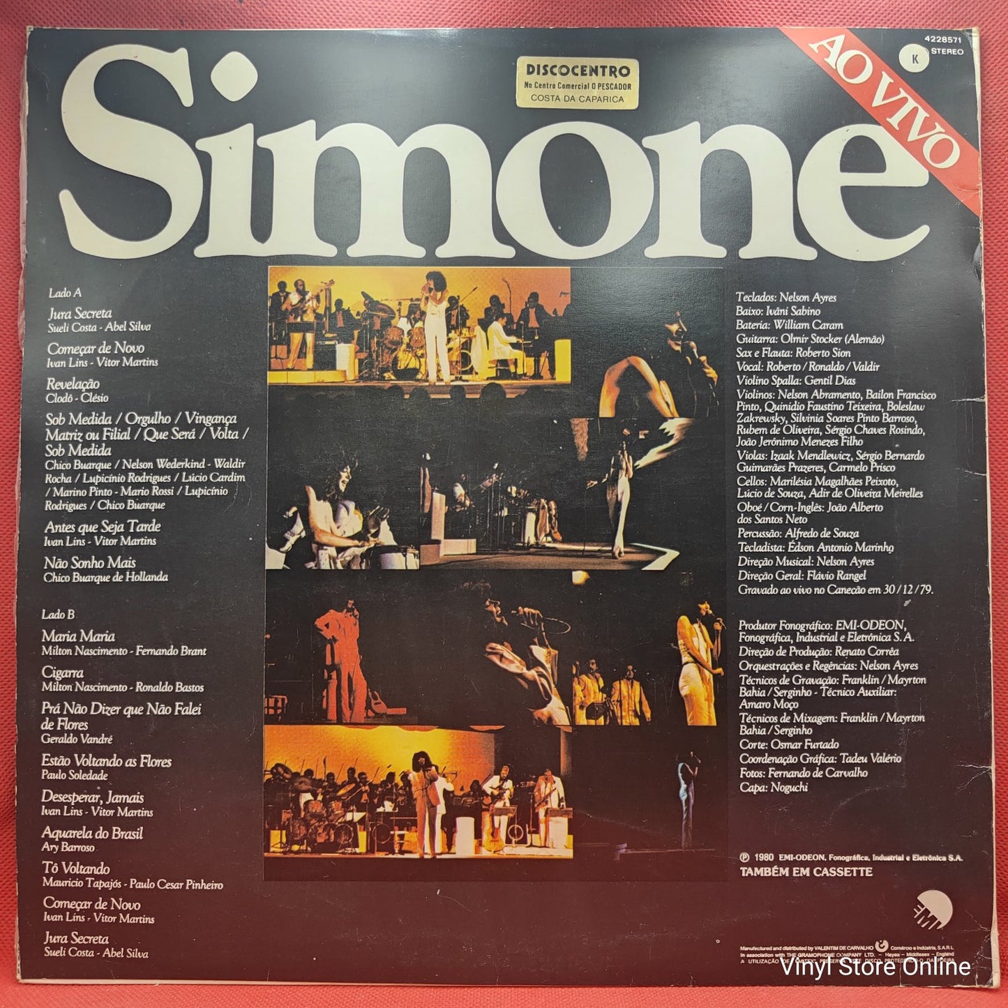Simone - Ao Vivo (LP, Album)