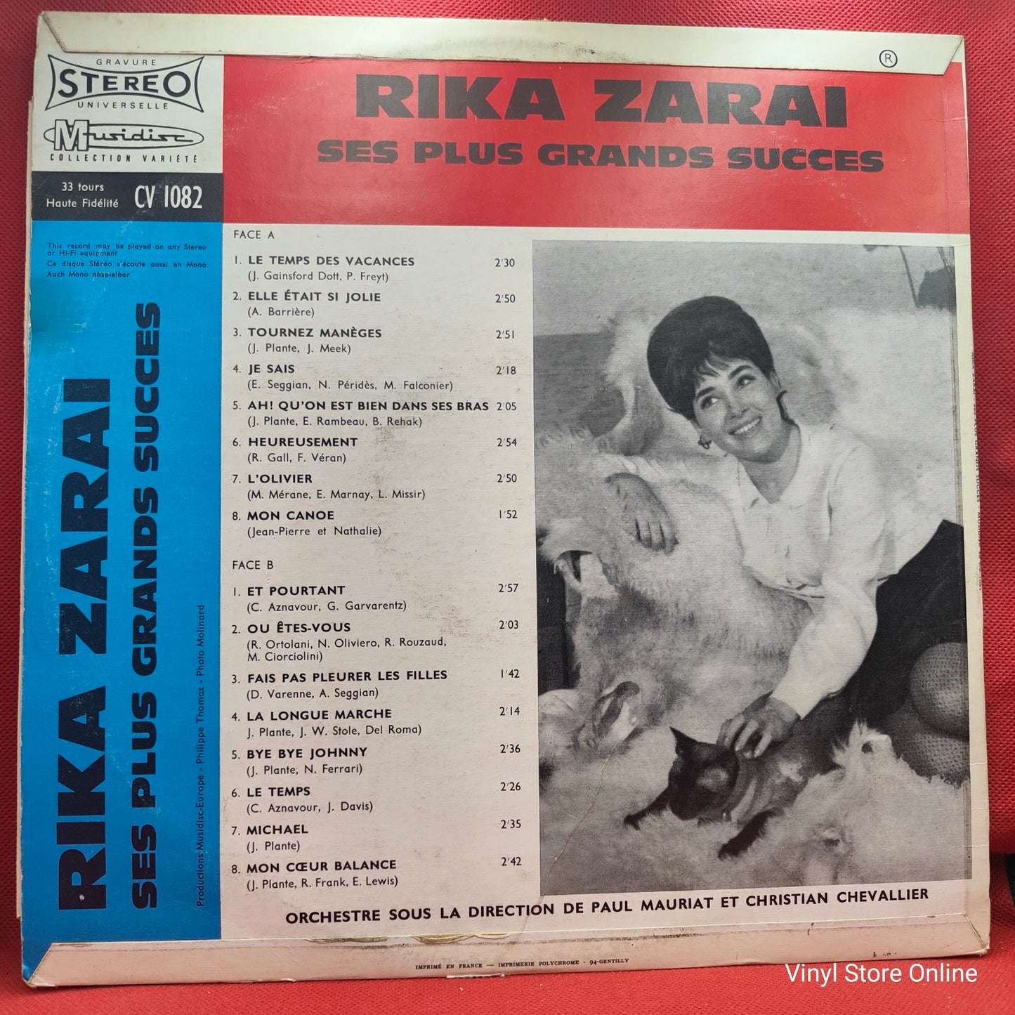 Rika Zarai* - Ses Plus Grands Succès (LP, Comp)
