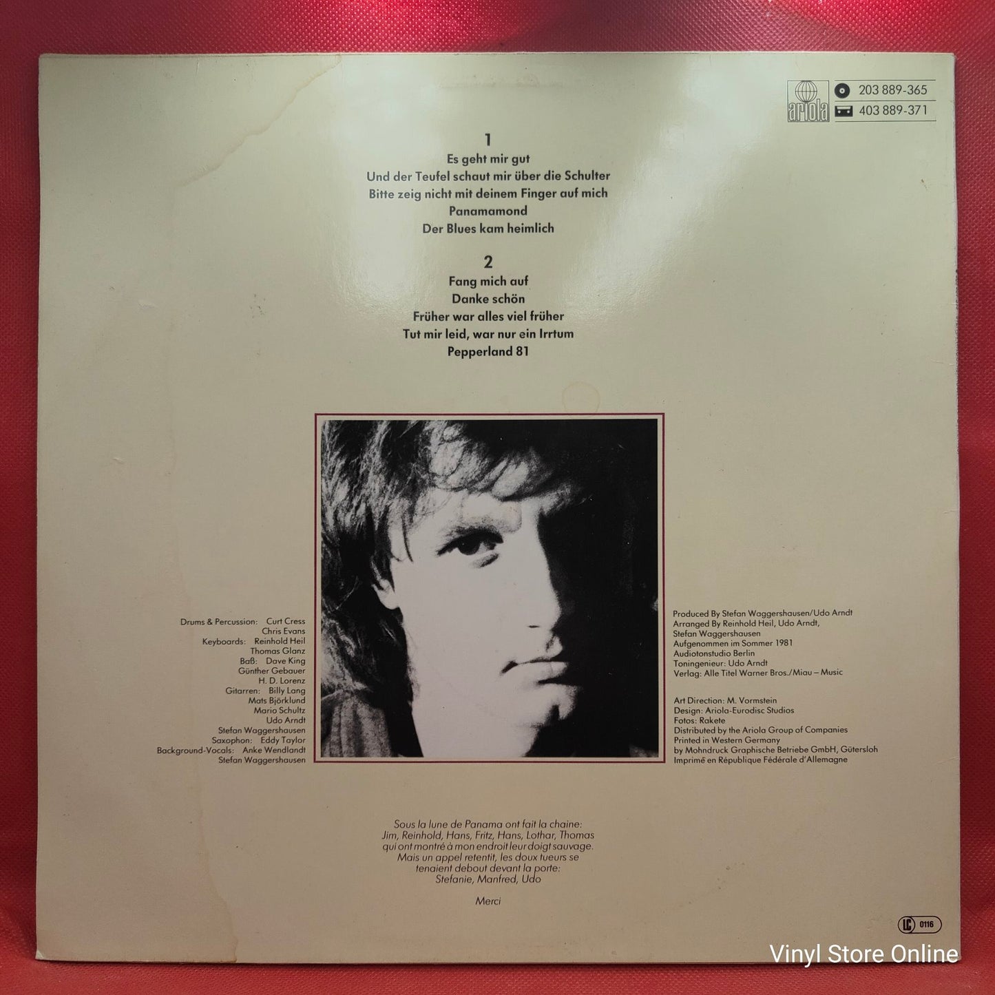 Stefan Waggershausen - Fang Mich Auf (LP, Album)