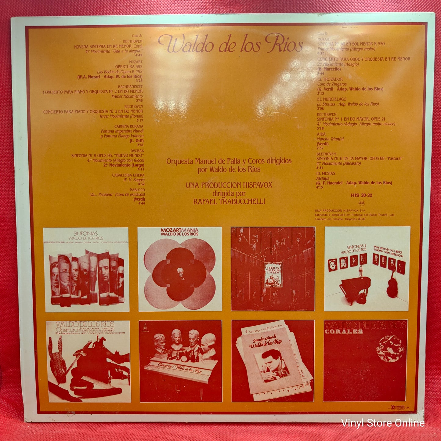 Waldo De Los Rios - Waldo... Sempre Waldo (Os Seus 16 Maiores Êxitos) (LP, Comp)