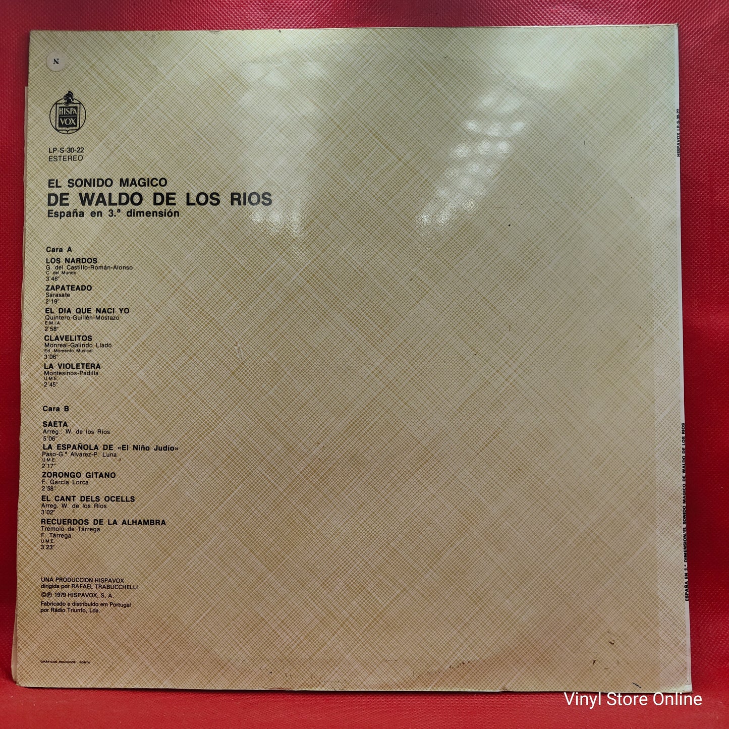 Waldo De Los Rios - El Sonido Magico España En 3ra Dimension (LP, Album)