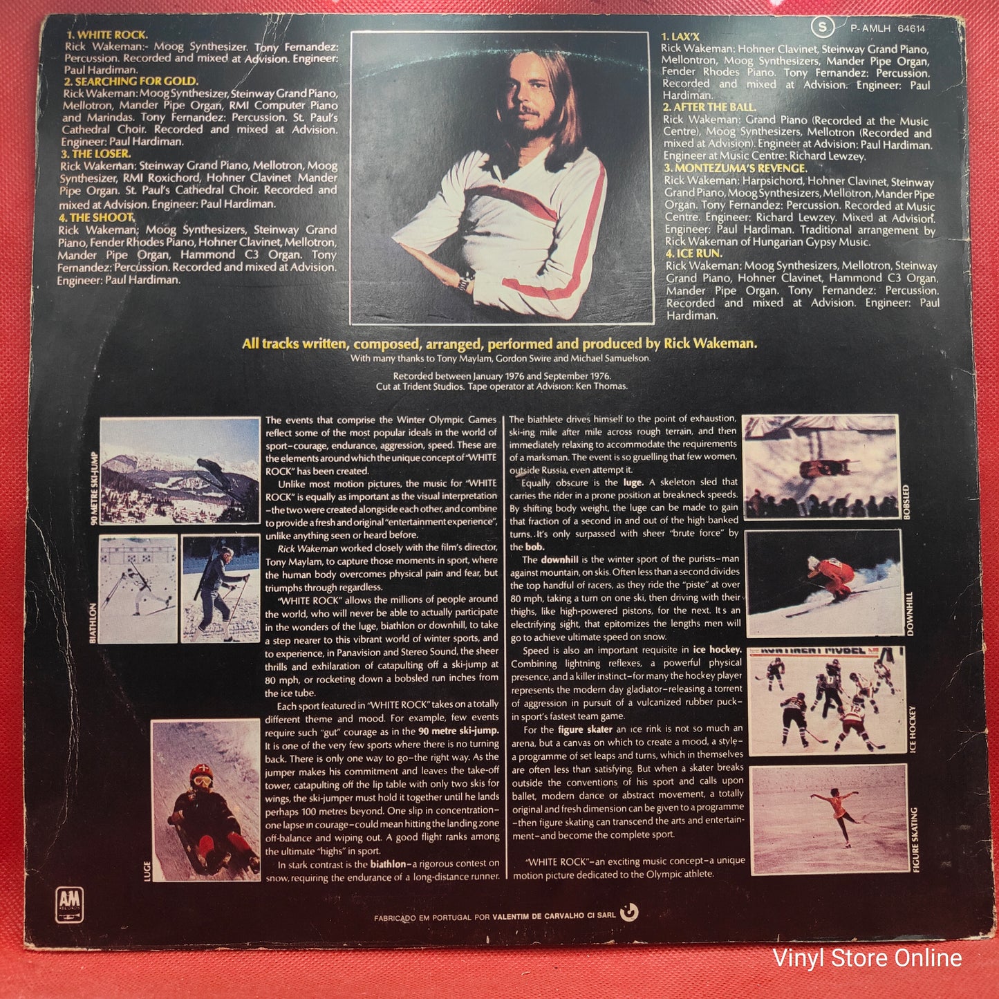 Rick Wakeman - White Rock (LP, Album)