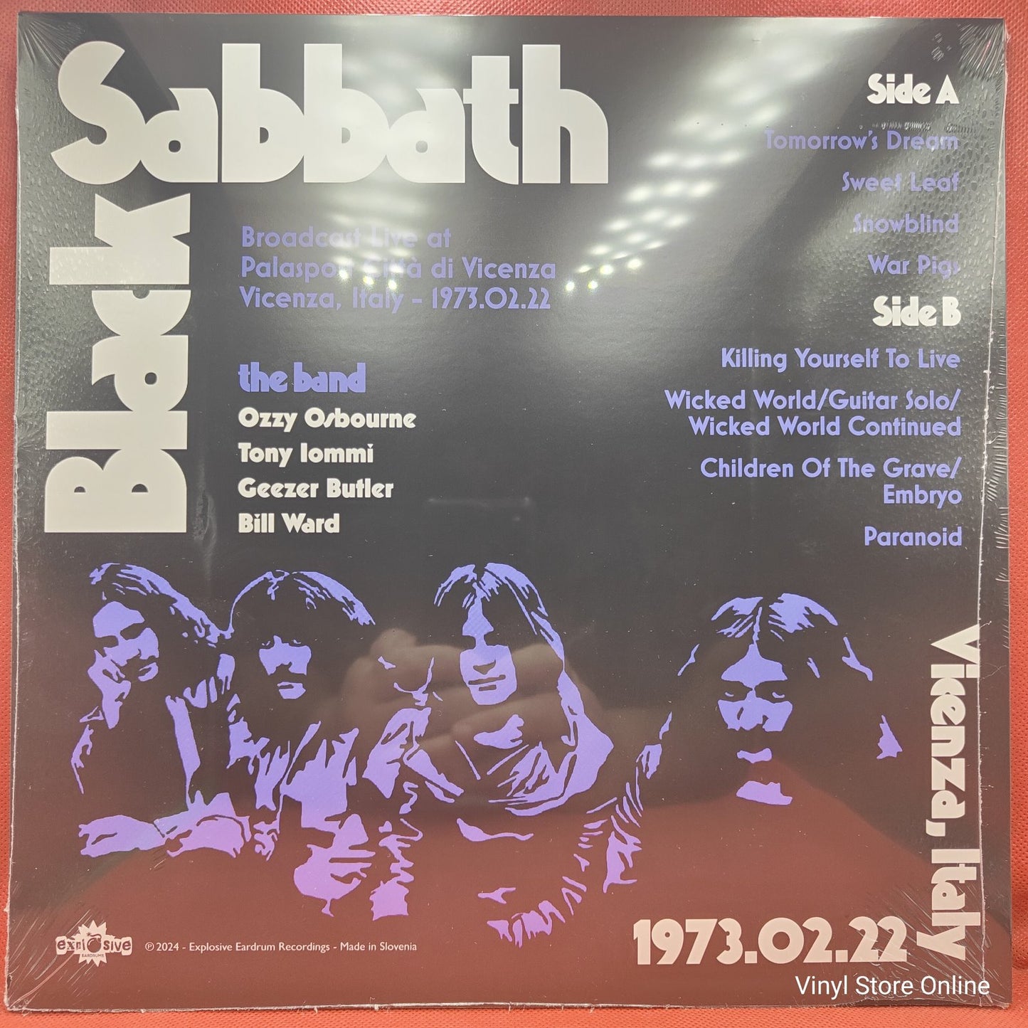 Black Sabbath - Vicenza Italy 1973 (LP, Album)