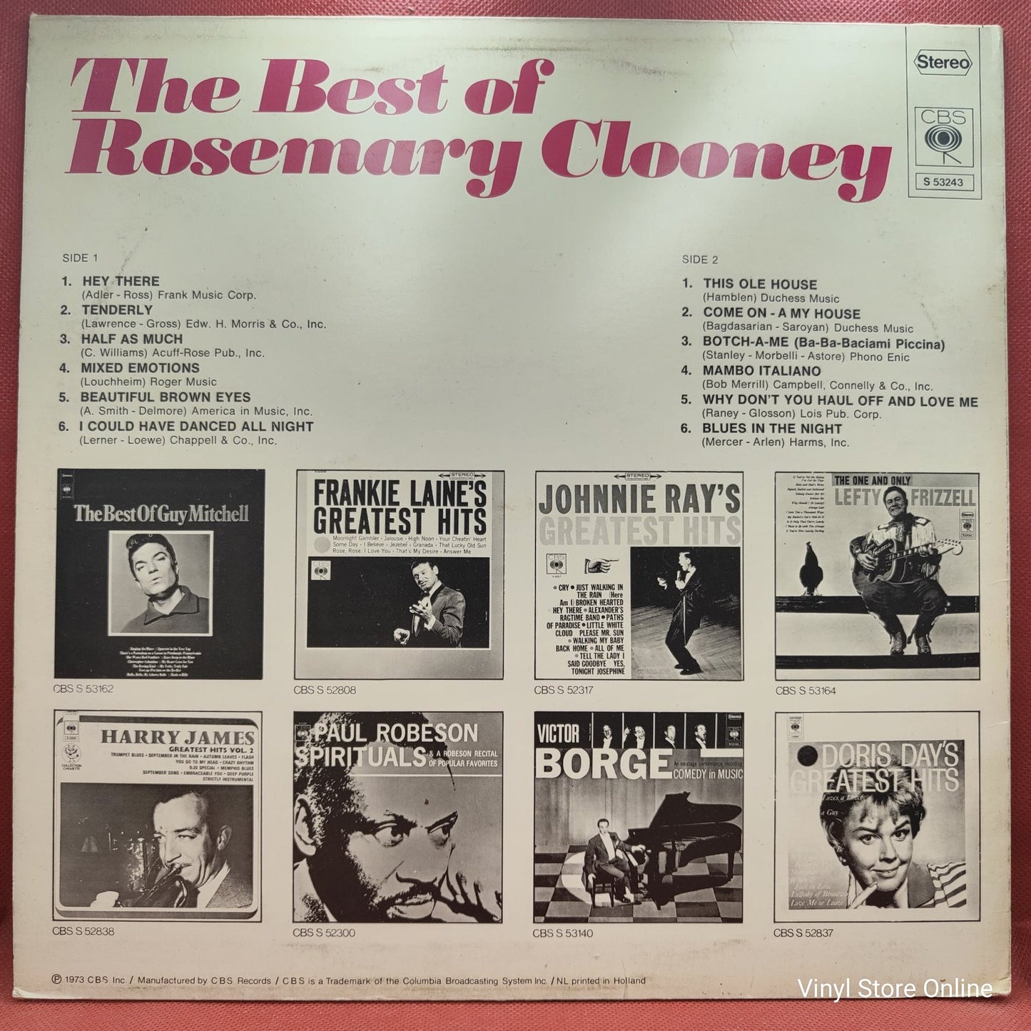 Rosemary Clooney - The Best Of Rosemary Clooney (LP, Comp, RE)