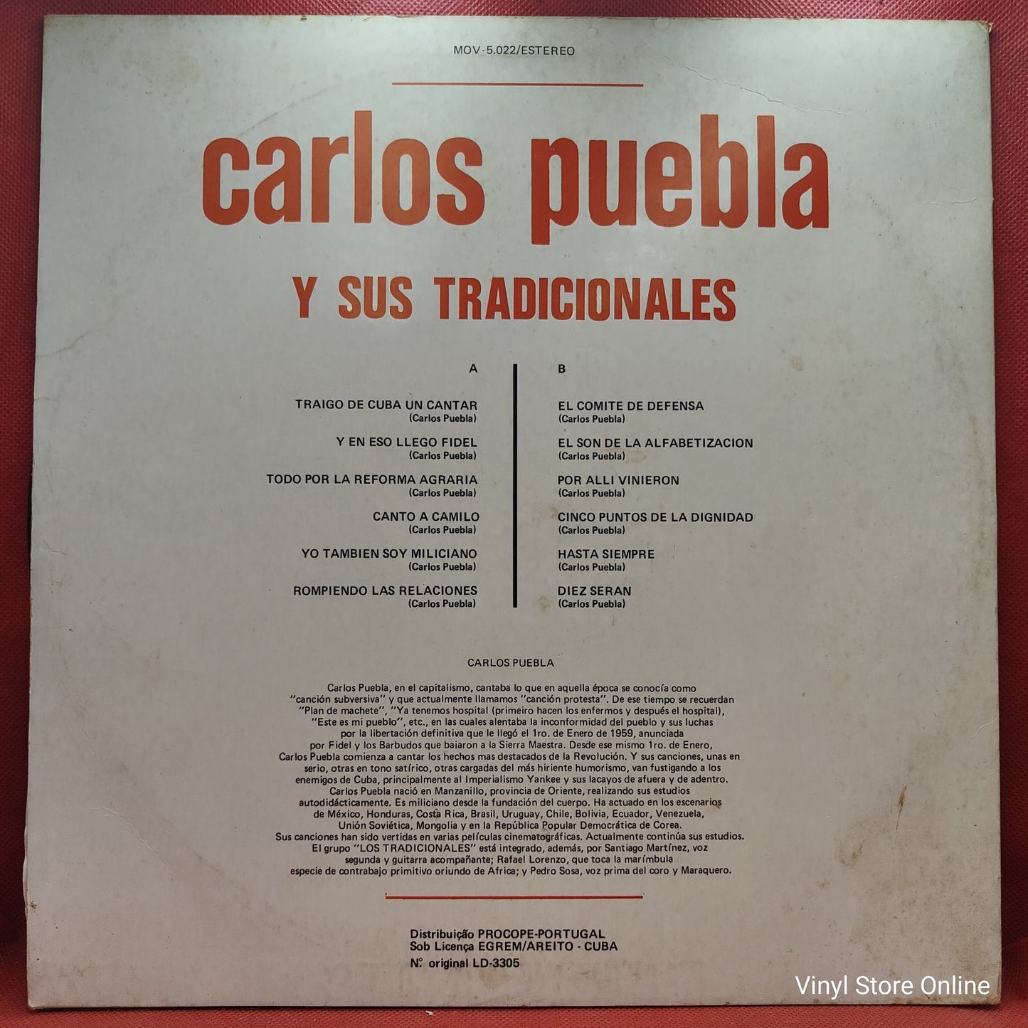 Carlos Puebla - Hasta Siempre (LP, Album)
