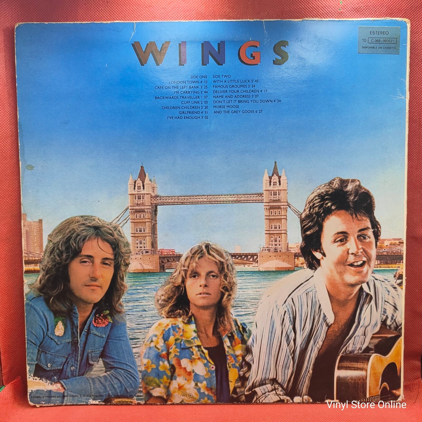 Wings (2) - London Town (LP, Album)
