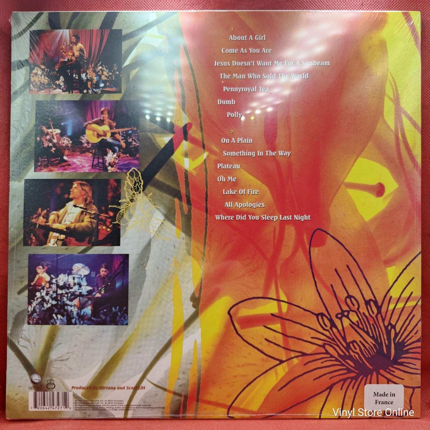 Nirvana - MTV Unplugged In New York (LP, Album, RE, RP, No )