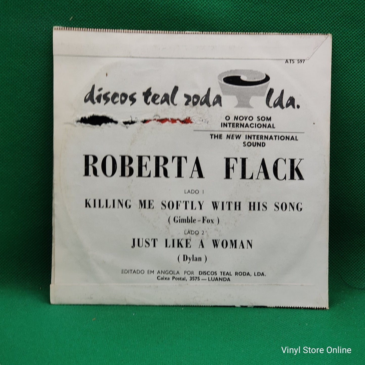 Roberta Flack - Killing Me Softly With His Song (7", Single)