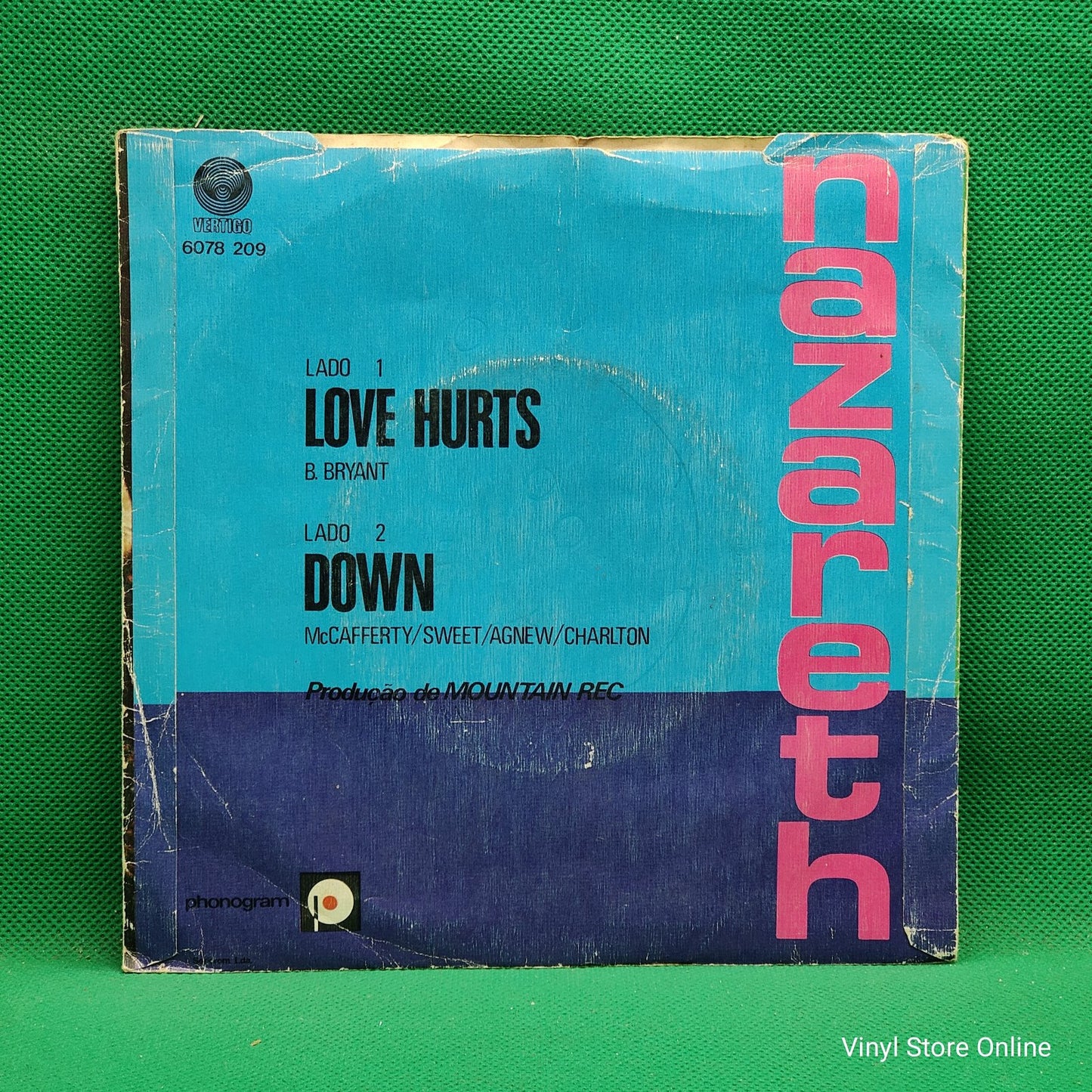Nazareth - Love Hurts (7", Single)