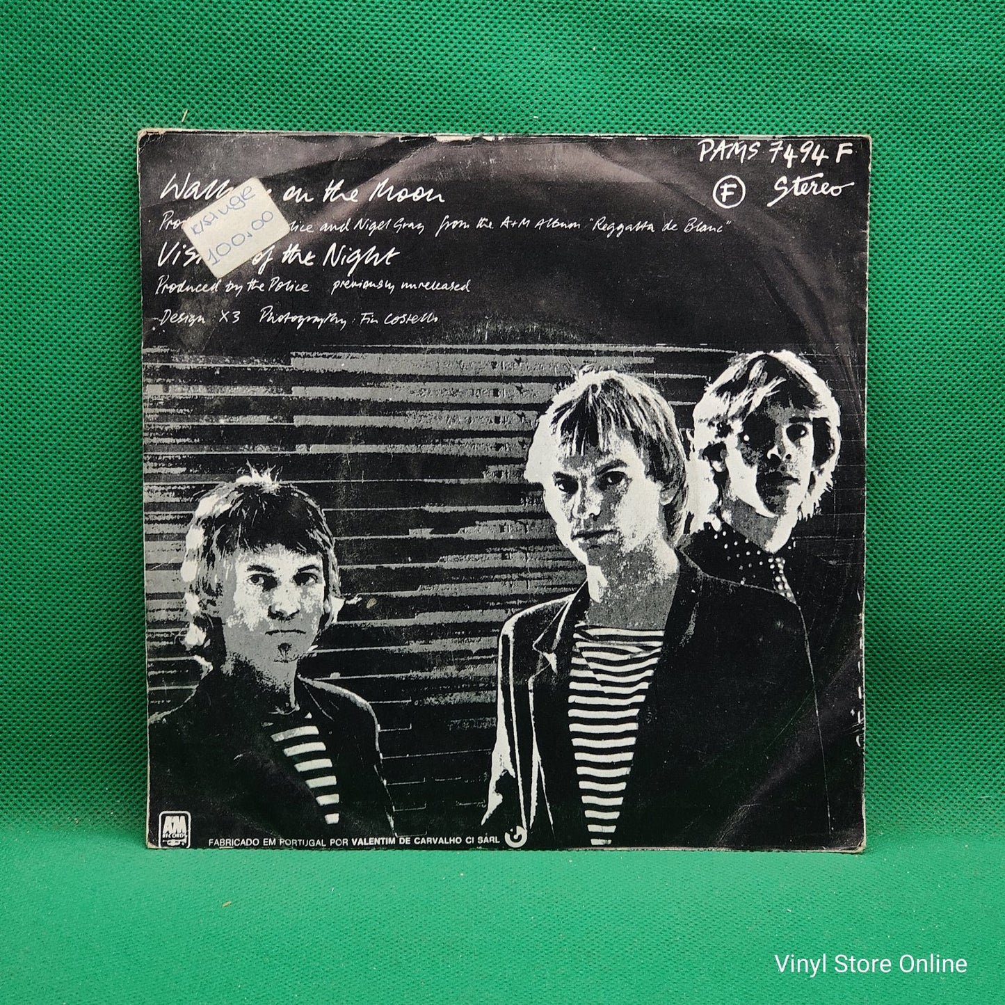 The Police - Walking On The Moon (7", Single)