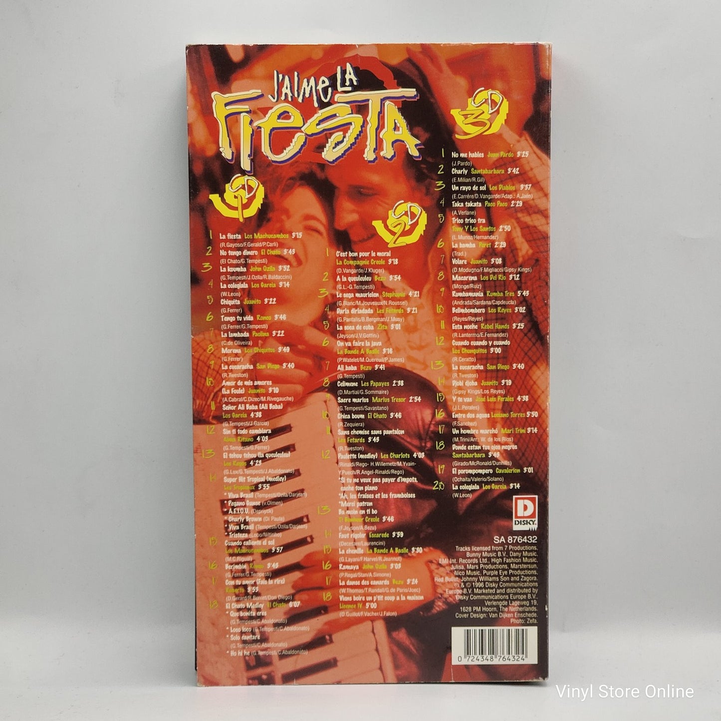 Various - J'aime La Fiesta (3xCD, Comp + Box)